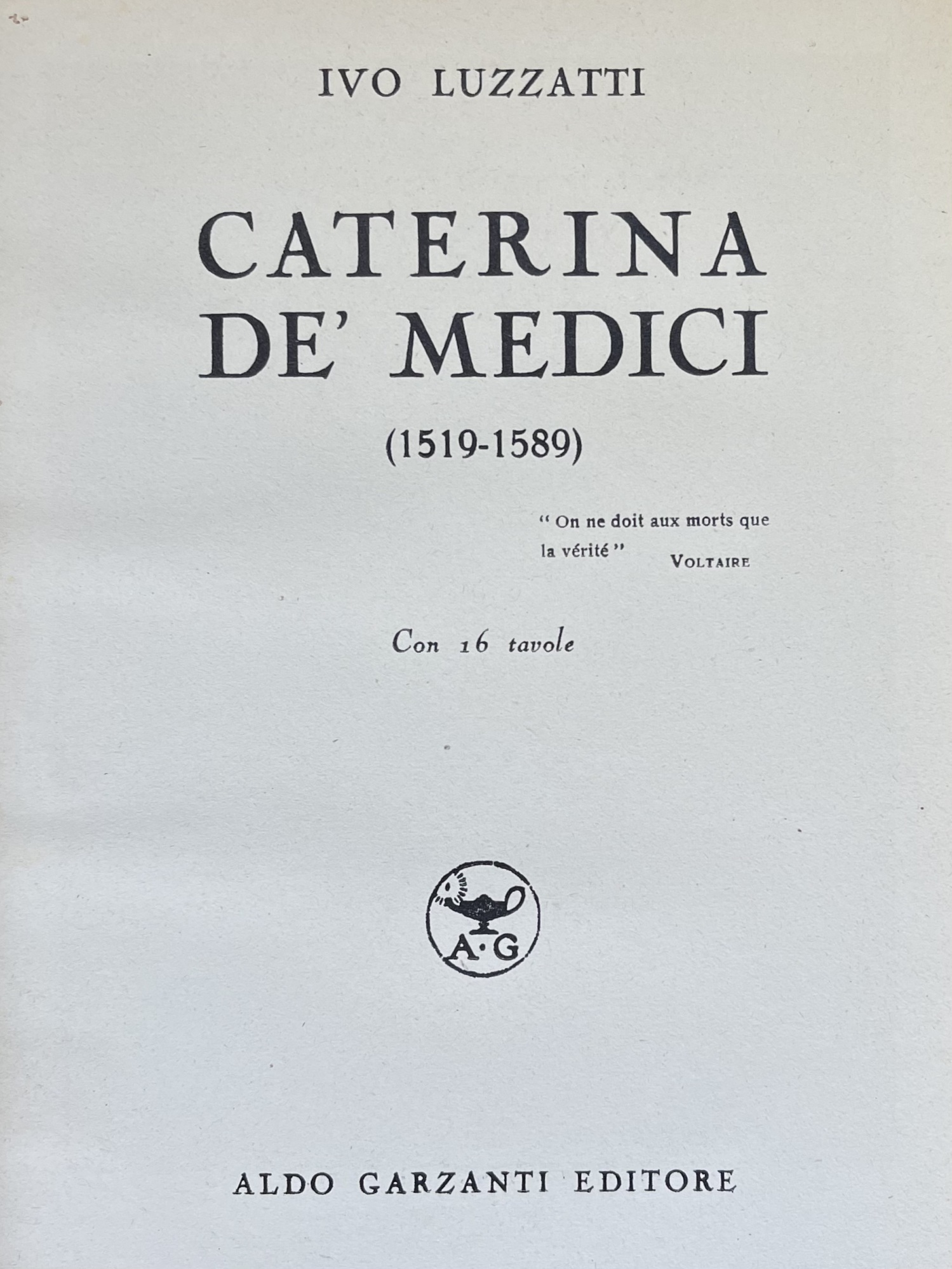 CATERINA DE' MEDICI (1519-1589)