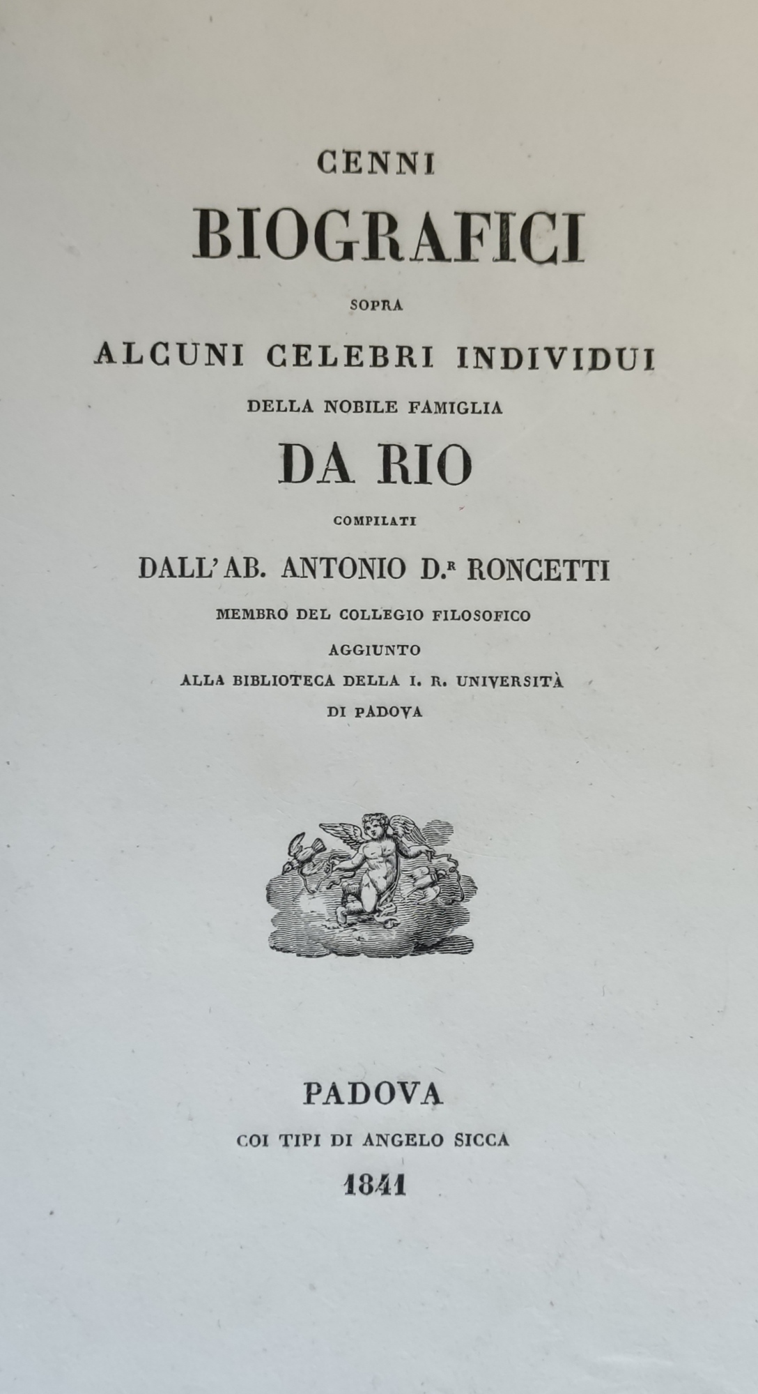 CENNI BIOGRAFICI SOPRA ALCUNI CELEBRI INDIVIDUI DELLA NOBILE FAMIGLIA DA …