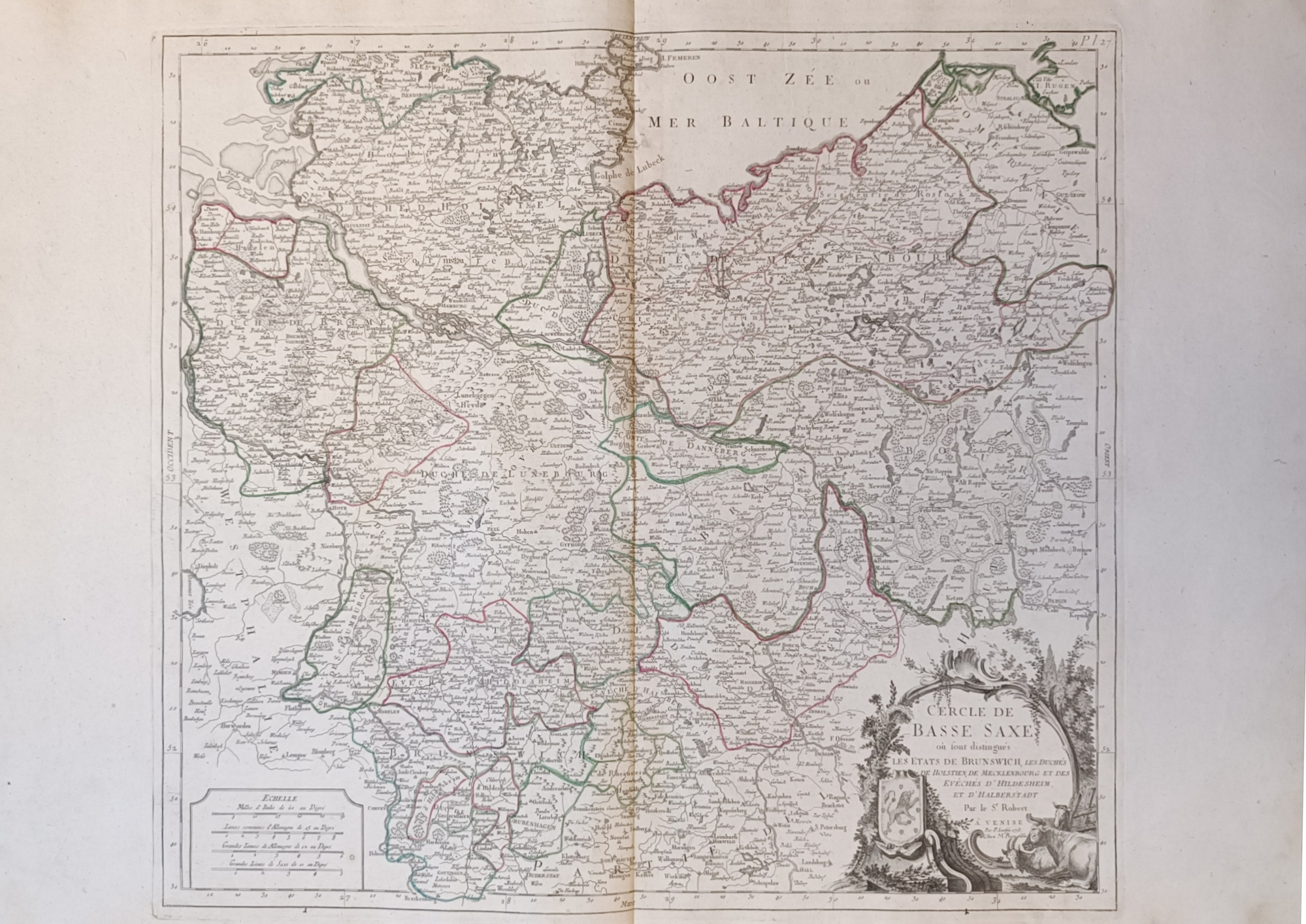 CERCLE DE BASSE SAXE OU SONT DISTINGUES LES ETATS DE …