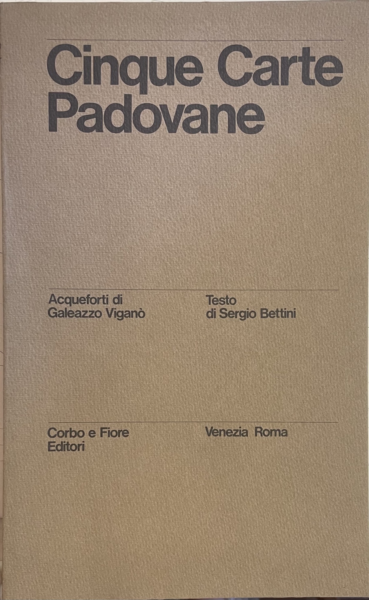 CINQUE CARTE PADOVANE