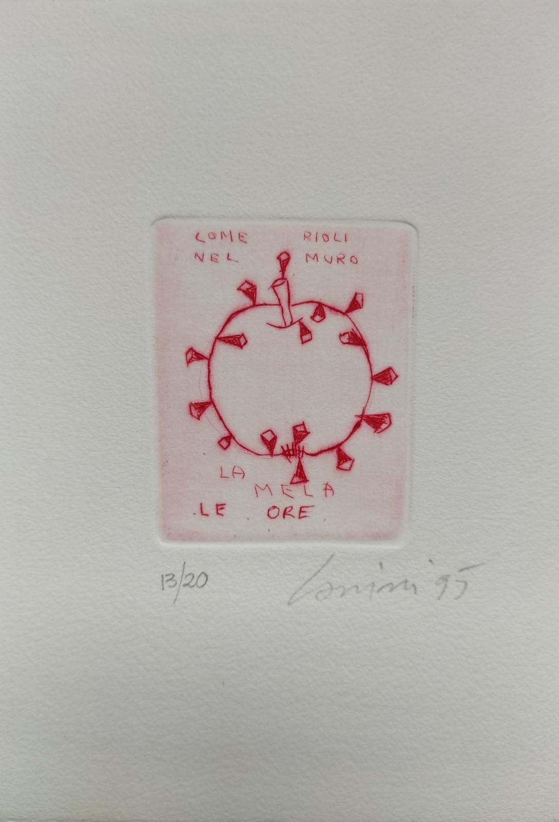 COME RIOLI NEL MURO LA MELA LE ORE