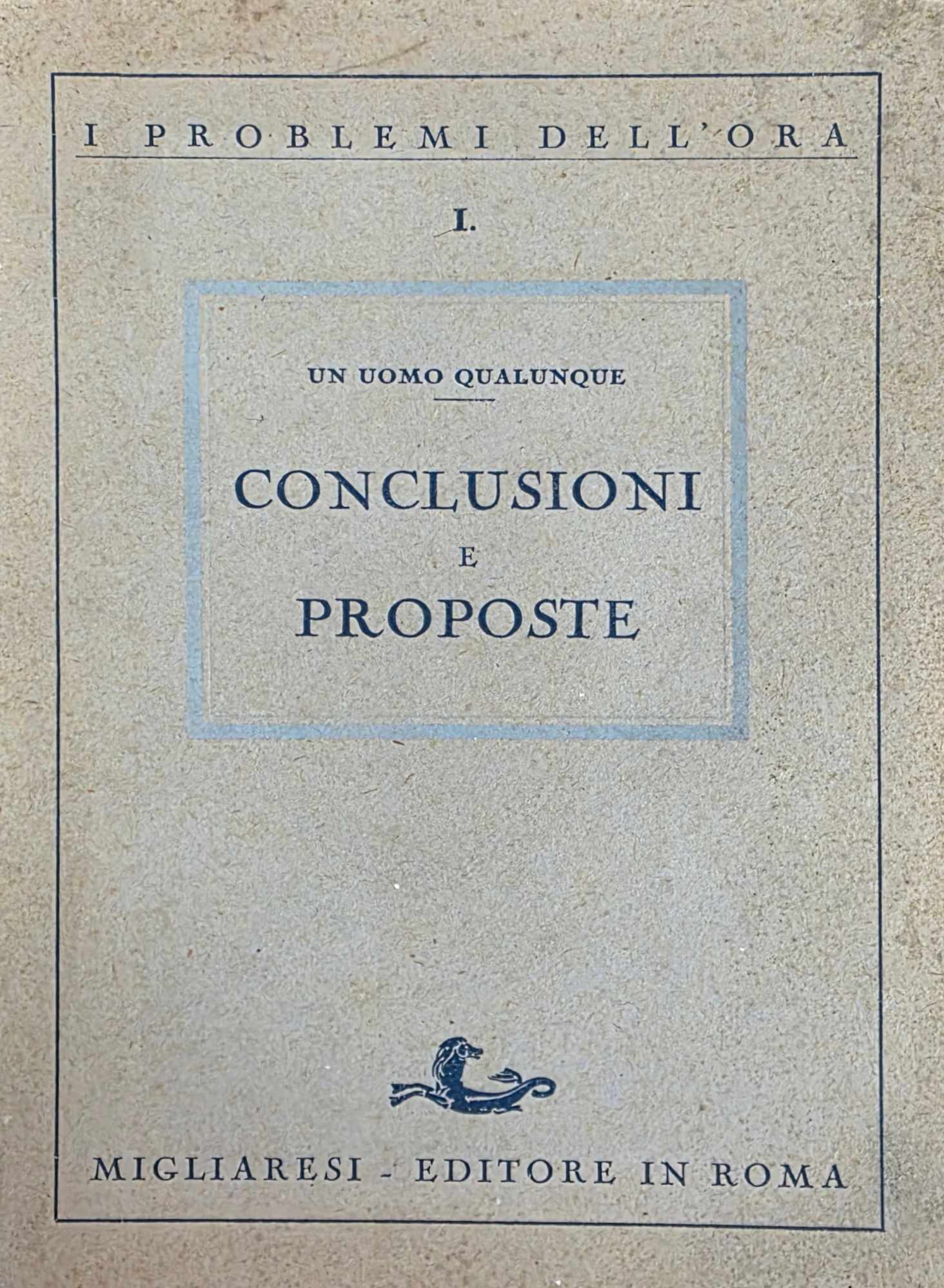 CONCLUSIONI E PROPOSTE
