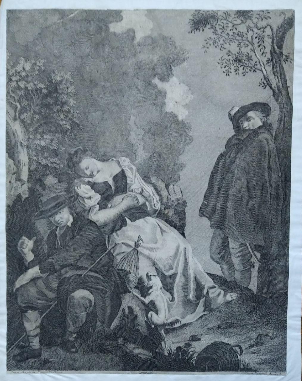 CONTADINA ADDORMENTATA E CACCIATORE