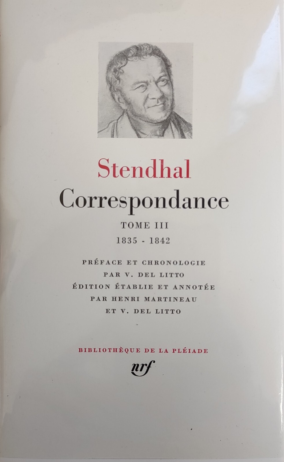 CORRESPONDANCE. VOL. III 1835 - 1842
