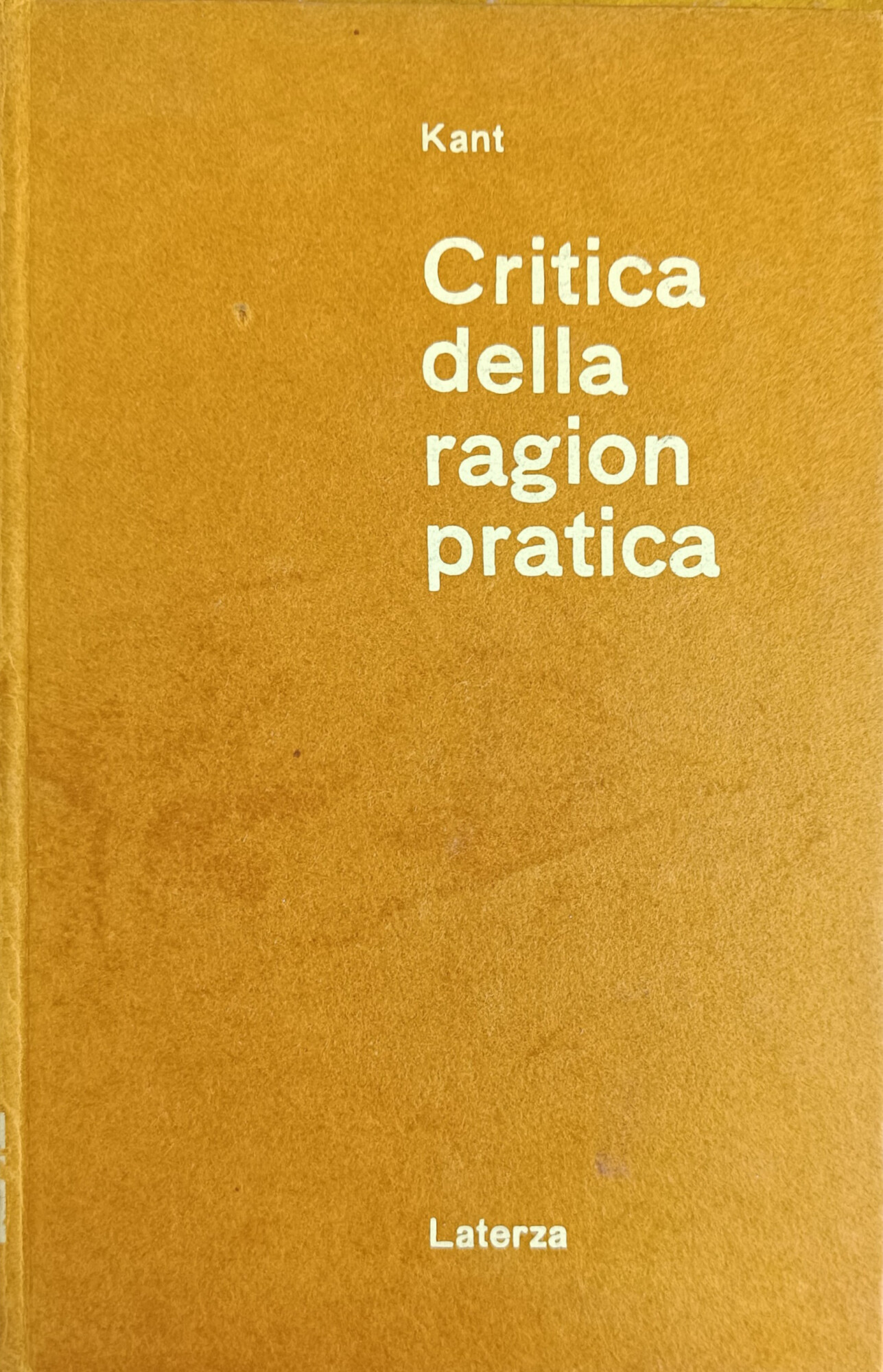 CRITICA DELLA RAGION PRATICA