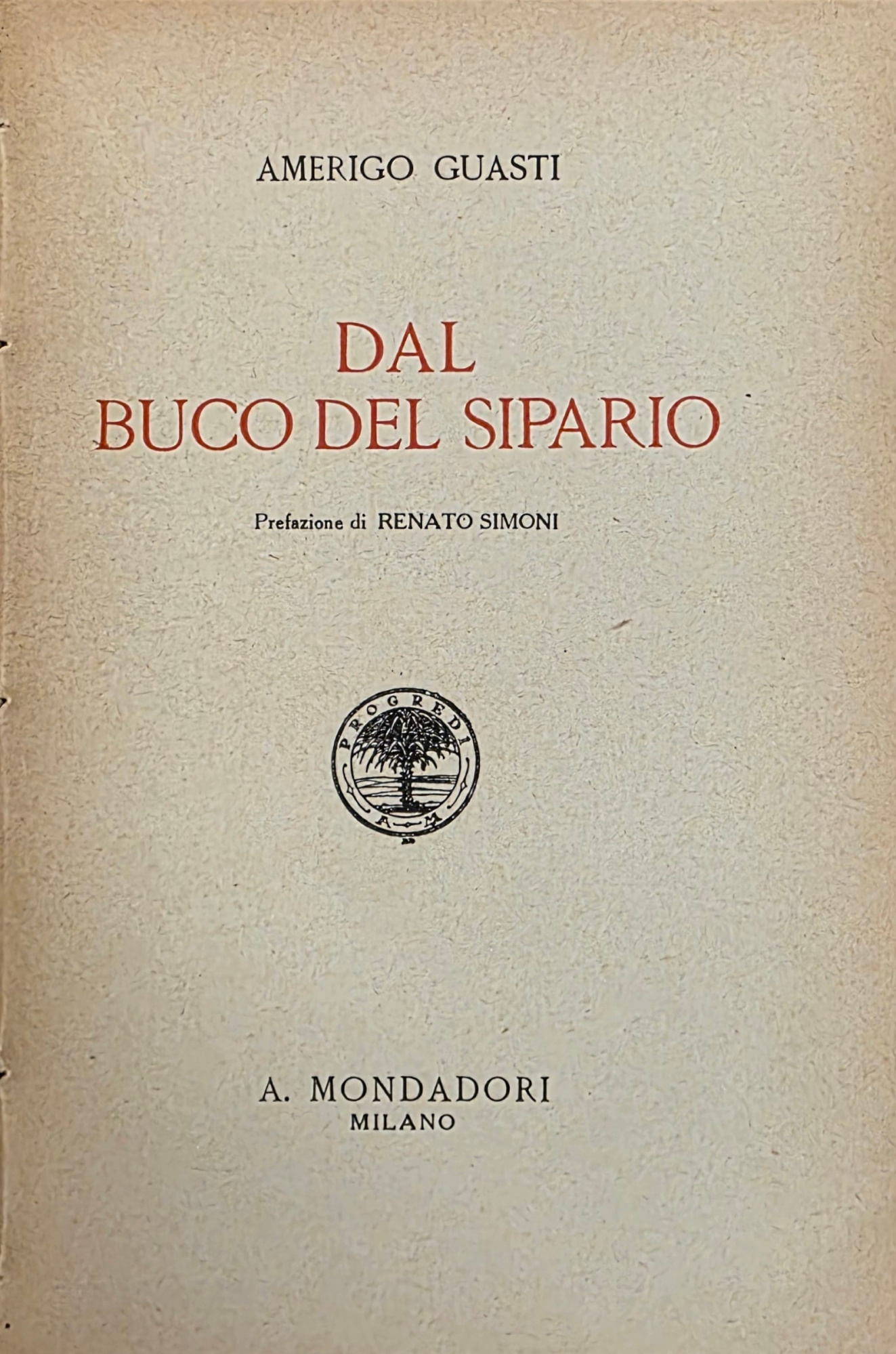 DAL BUCO DEL SIPARIO