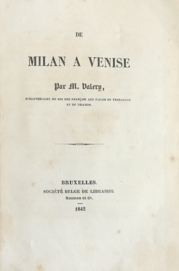 DE MILAN A VENISE
