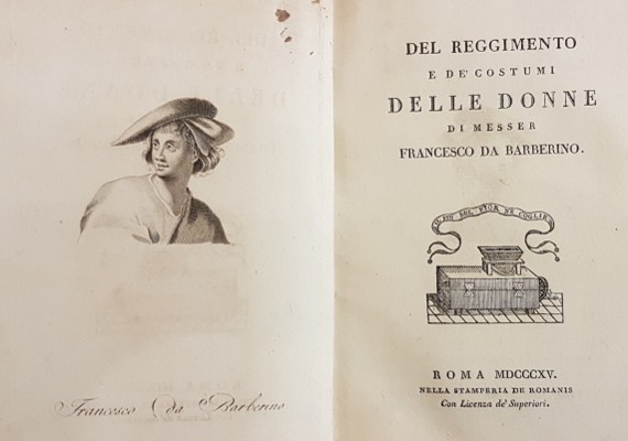 DEL REGGIMENTO E DE' COSTUMI DELLE DONNE