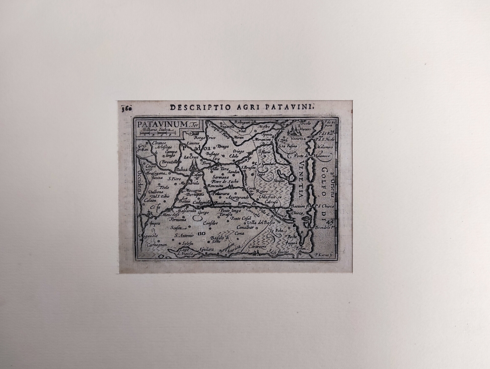 DESCRIPTIO AGRI PATAVINI. "PATAVINUM"