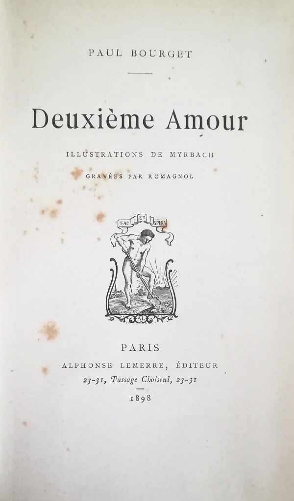 DEUXIEME AMOUR