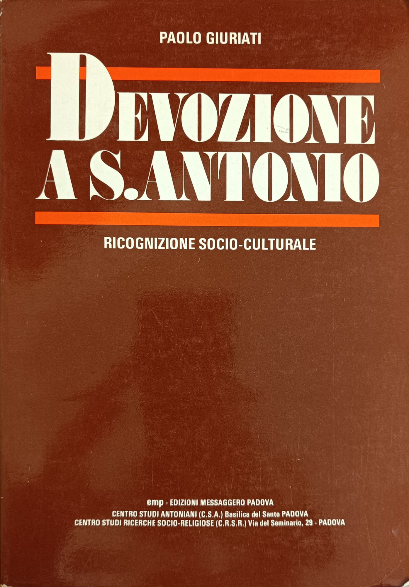 DEVOZIONE A S. ANTONIO. RICOGNIZIONE SOCIO-CULTURALE