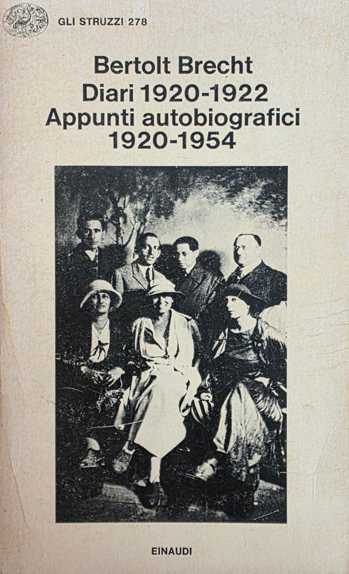 DIARI 1920 - 1922. APPUNTI AUTOBIOGRAFICI 1920-1954