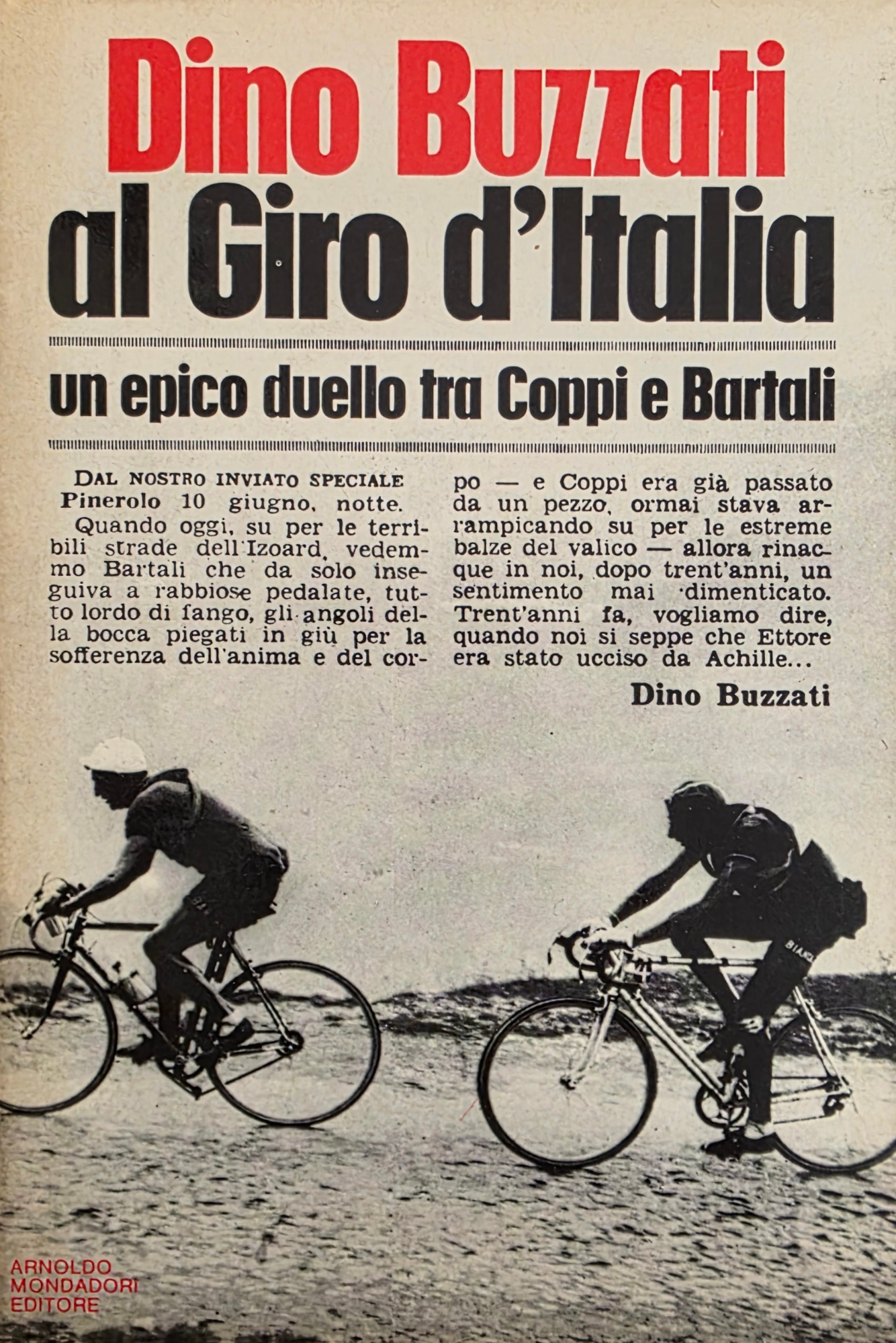 DINO BUZZATI AL GIRO D'ITALIA. UN EPICO DUELLO TRA COPPI …