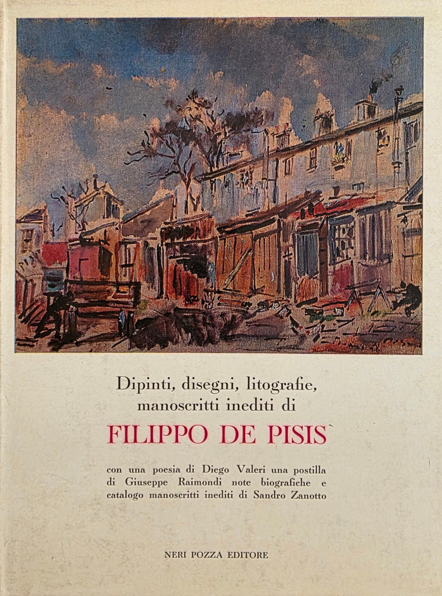 DIPINTI, DISEGNI, LITOGRAFIE, MANOSCRITTI INEDITI DI FILIPPO DE PISIS
