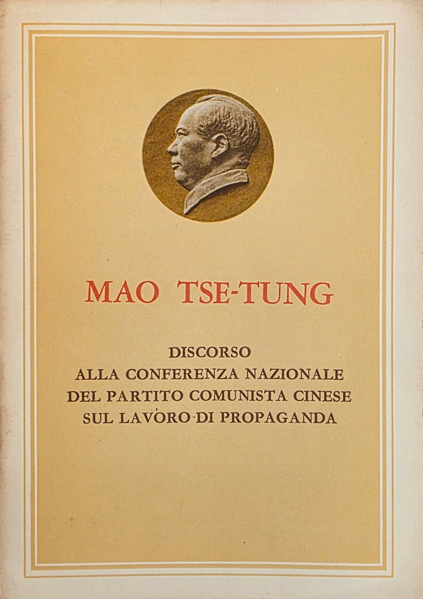 DISCORSO ALLA CONFERENZA NAZIONALE DEL PARTITO COMUNISTA CINESE SUL LAVORO …