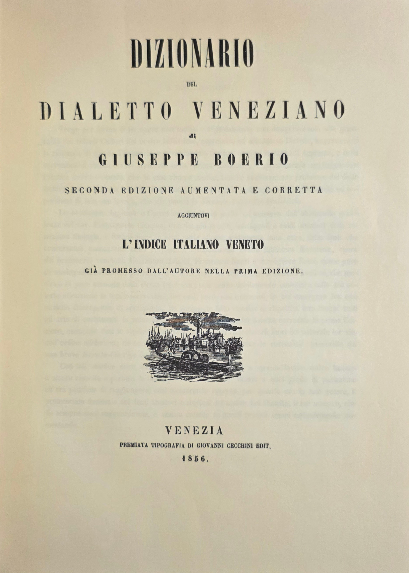 DIZIONARIO DEL DIALETTO VENEZIANO