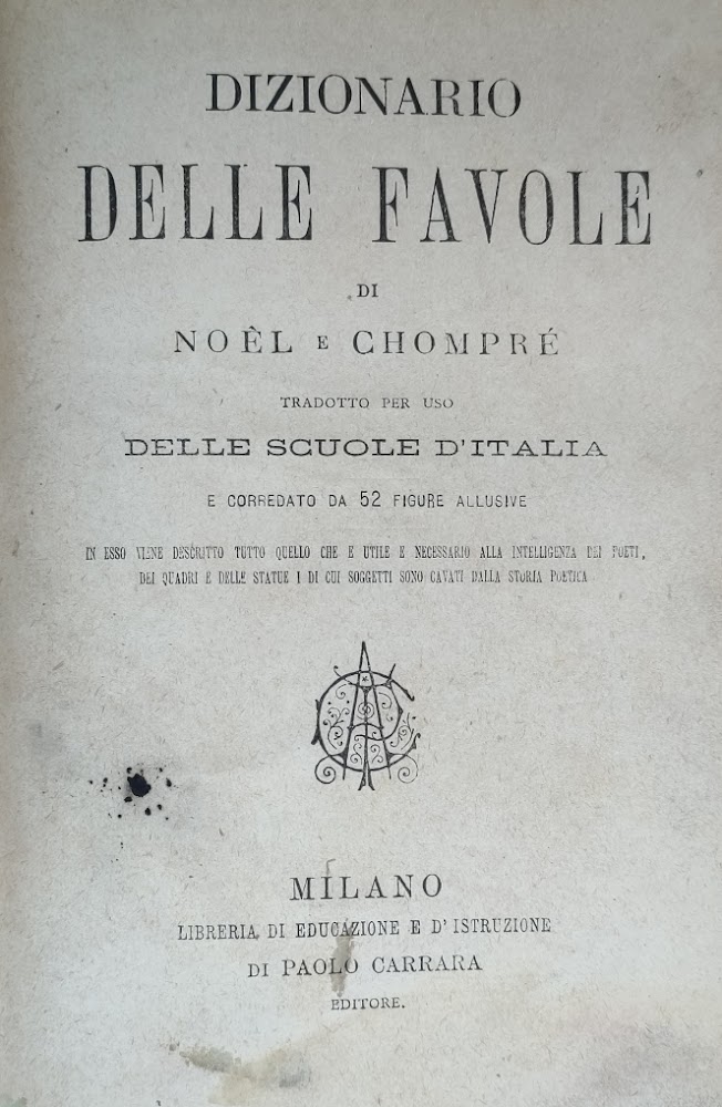 DIZIONARIO DELLE FAVOLE