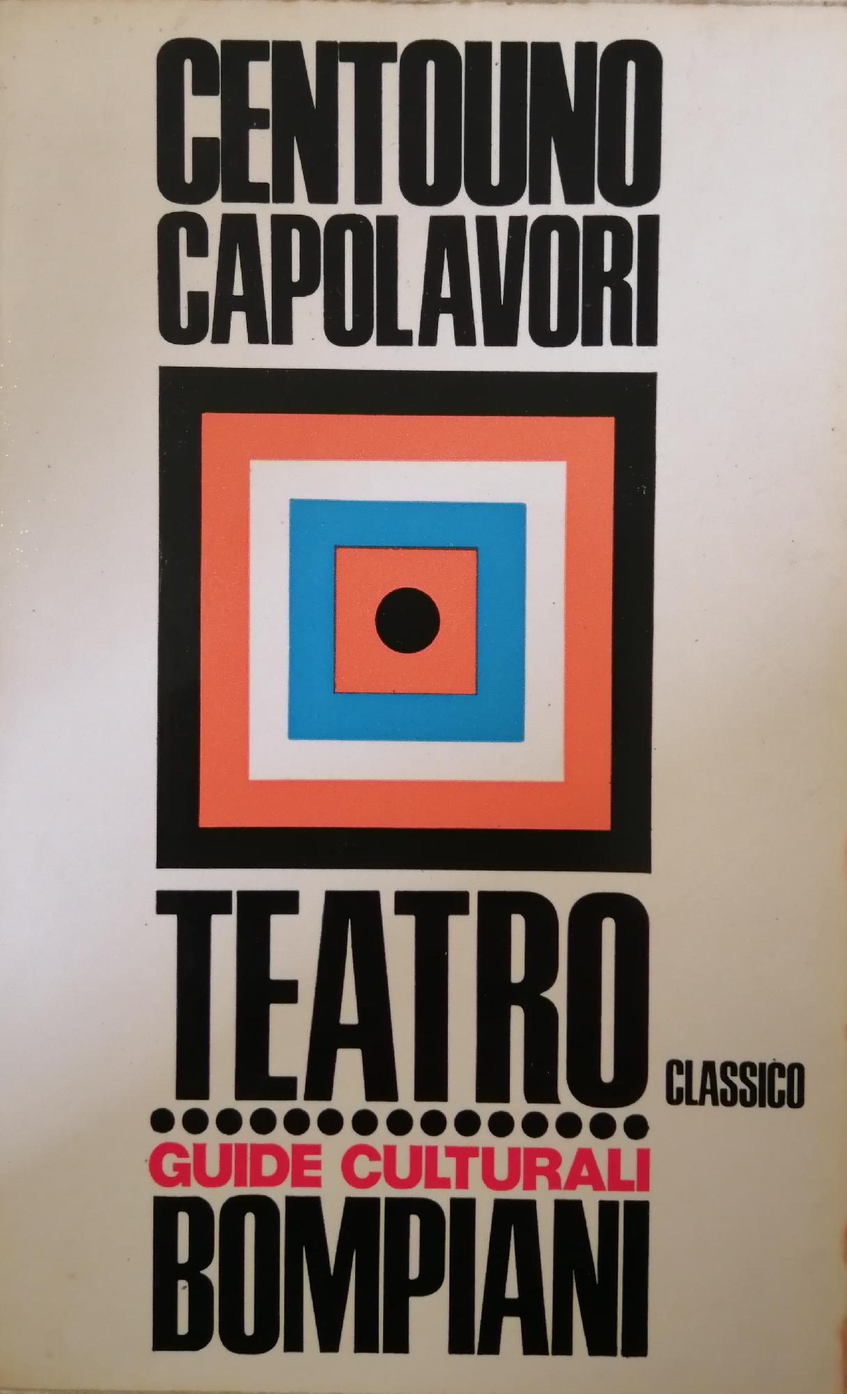 DIZIONARIO DI CENTOUNO CAPOLAVORI DEL TEATRO CLASSICO