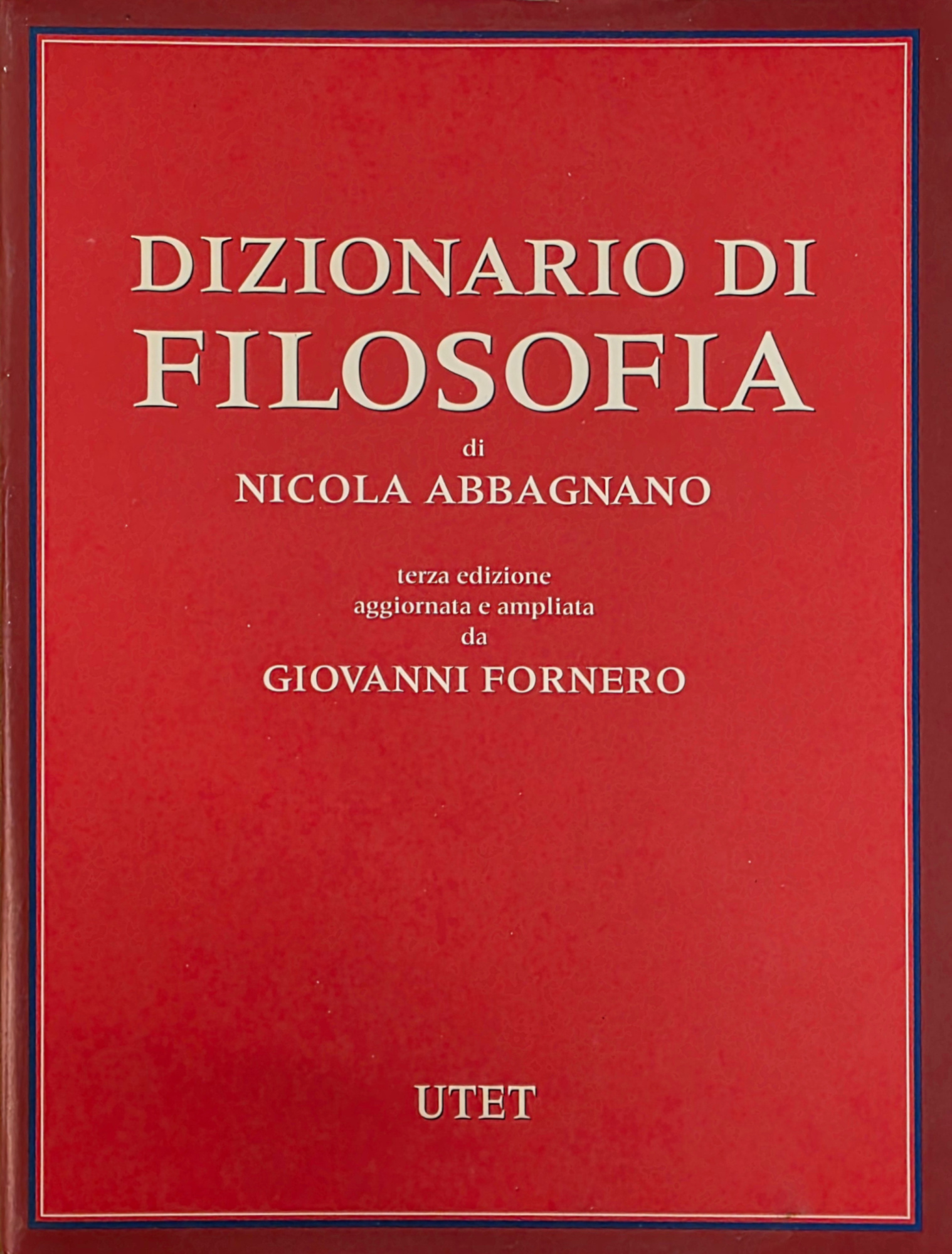 DIZIONARIO DI FILOSOFIA