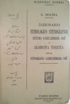 DIZIONARIO ETIMOLOGICO STENOGRAFICO