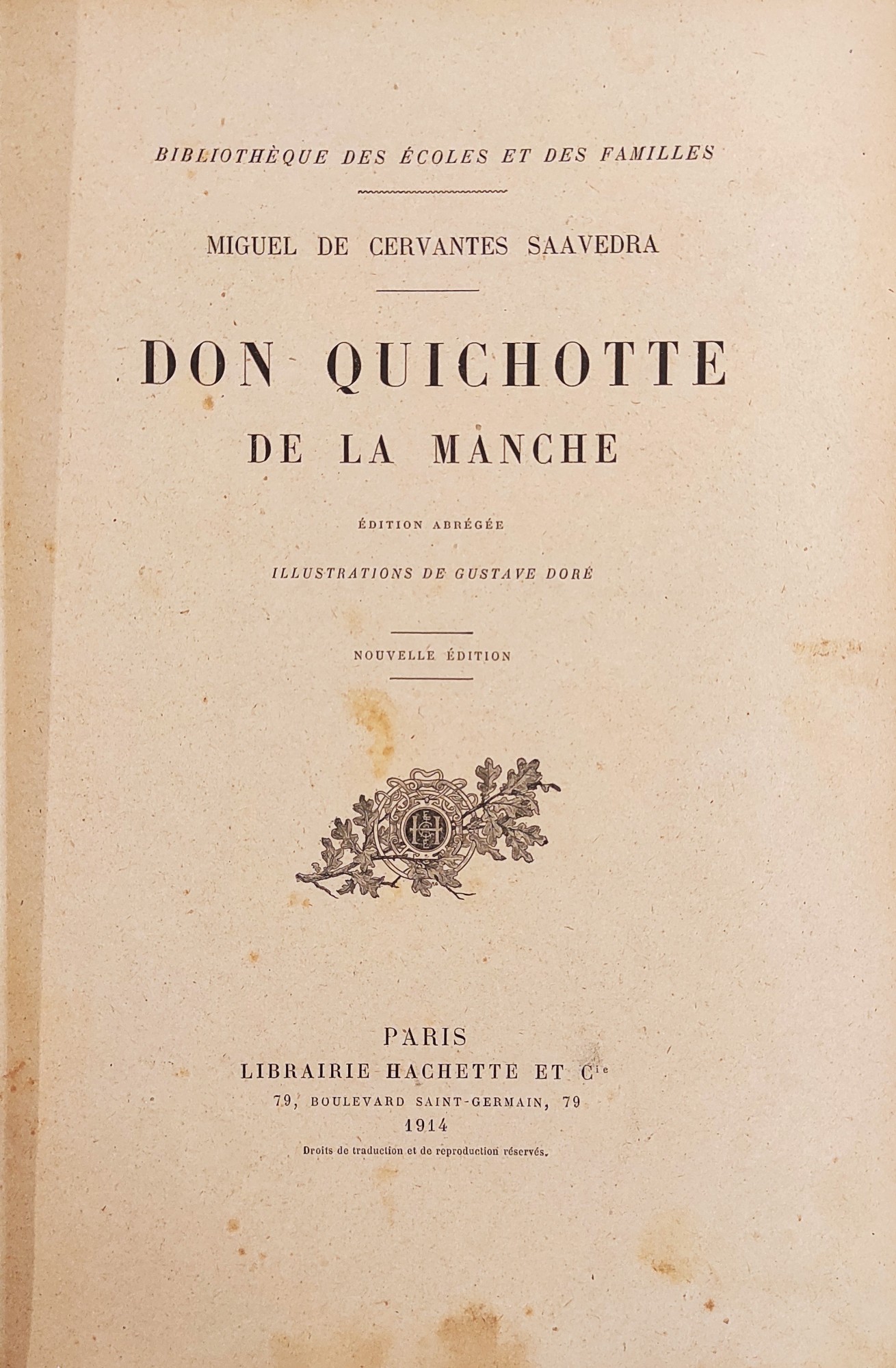 DON QUICHOTTE DE LA MANCHE