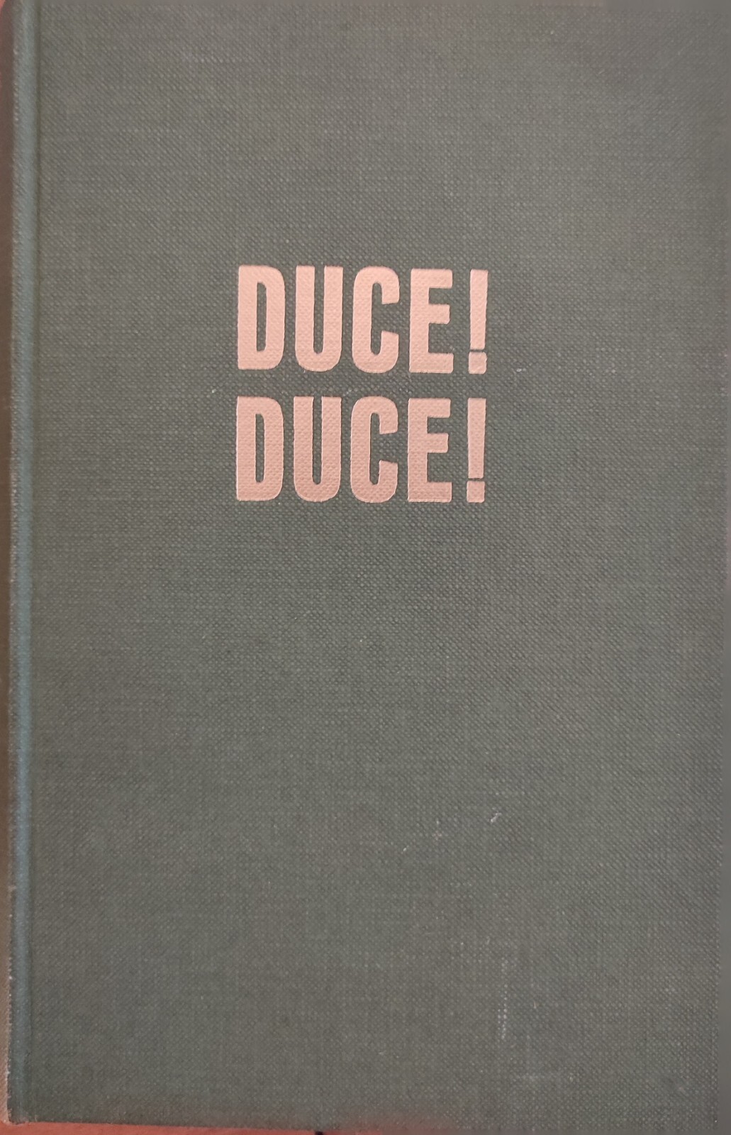 DUCE! DUCE! ASCESA E CADUTA DI BENITO MUSSOLINI