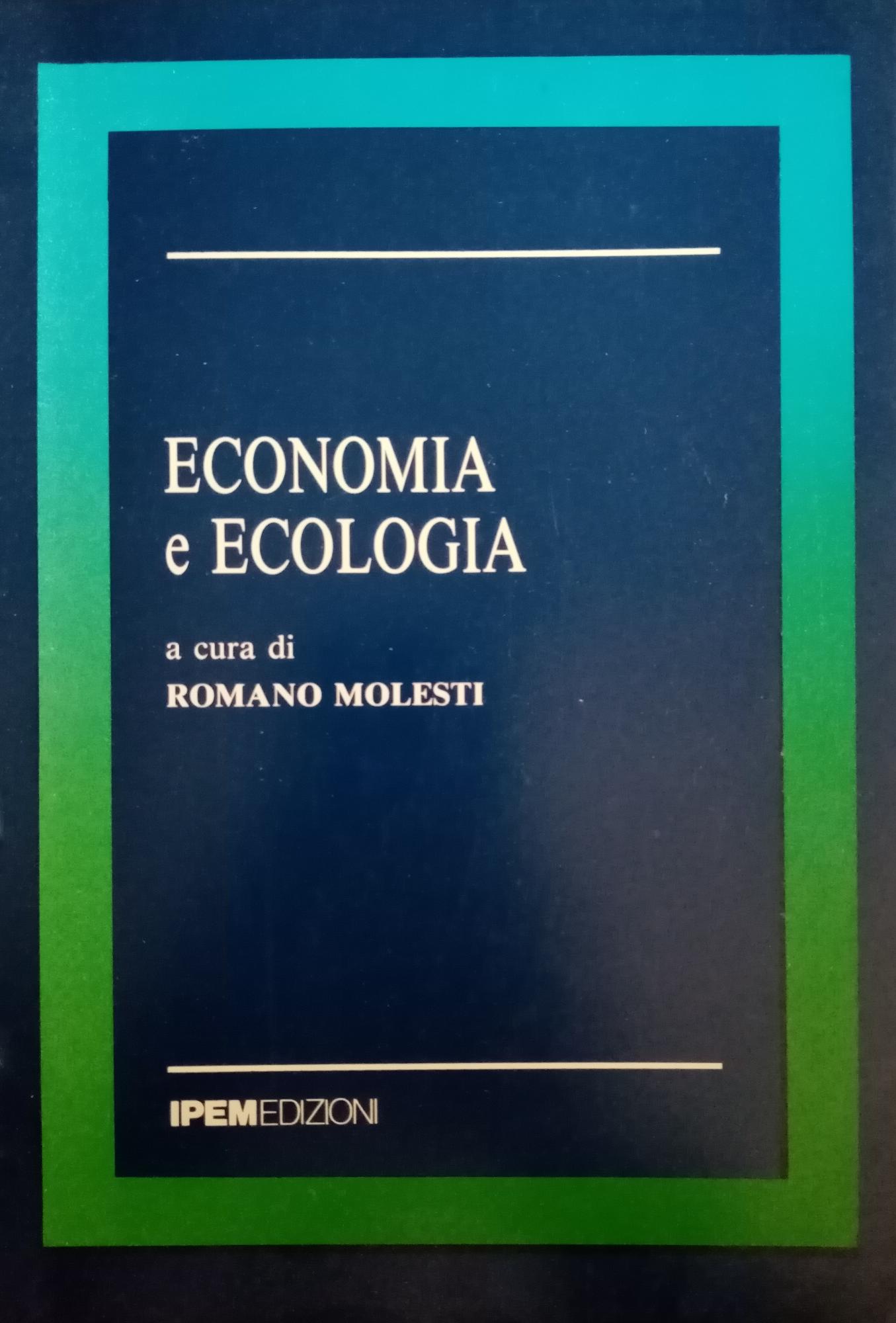 ECONOMIA E ECOLOGIA