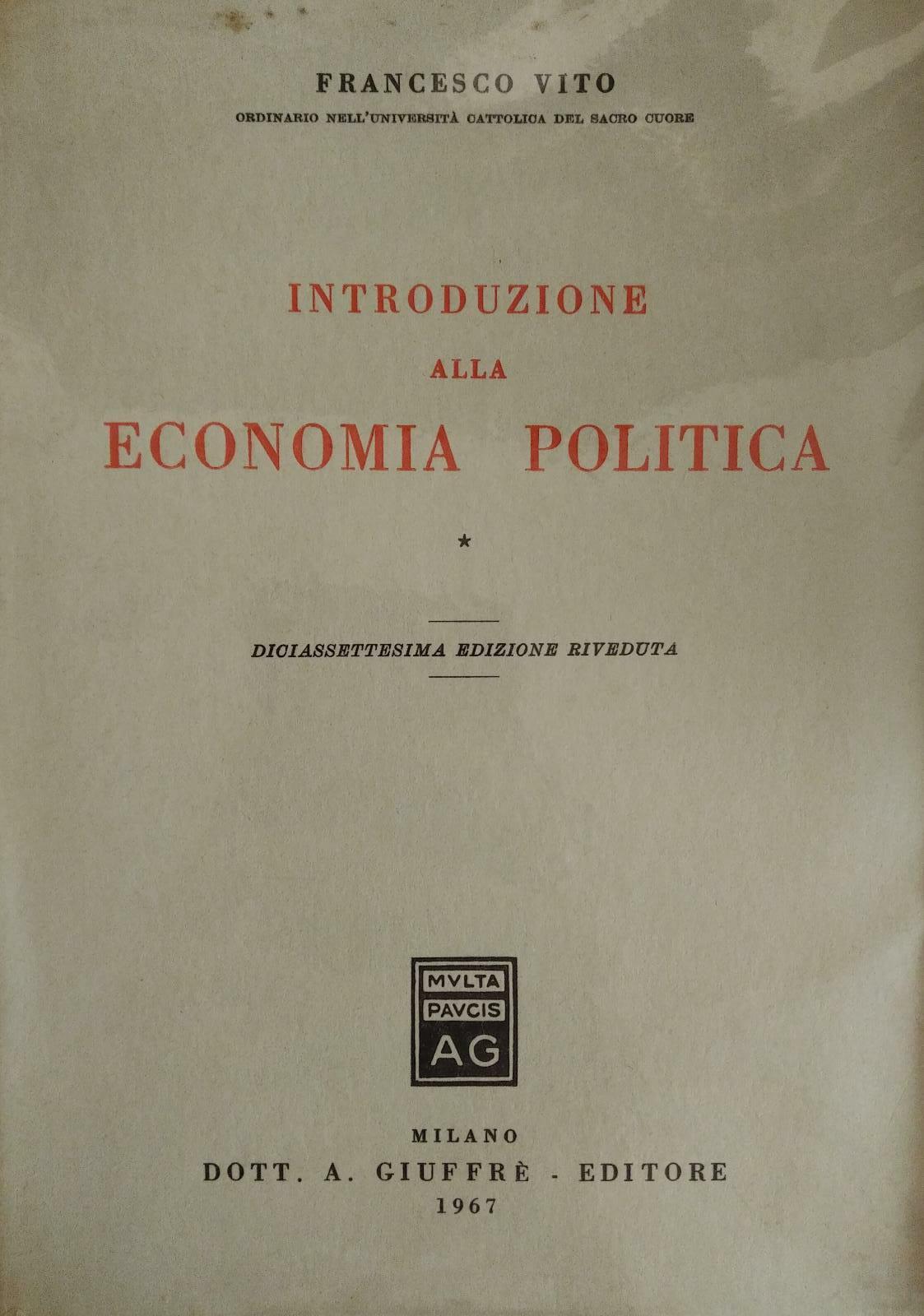 ECONOMIA POLITICA