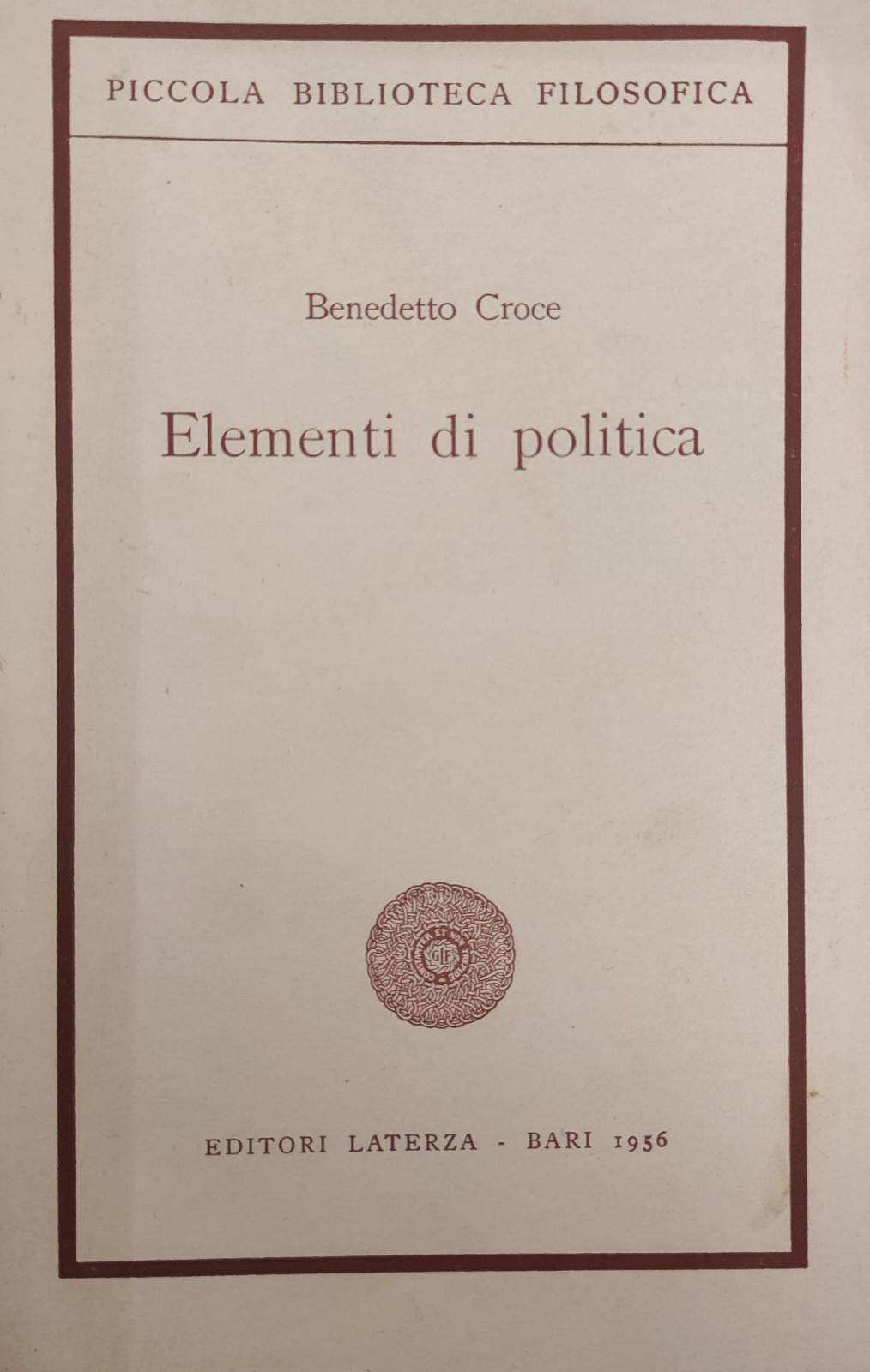 ELEMENTI DI POLITICA