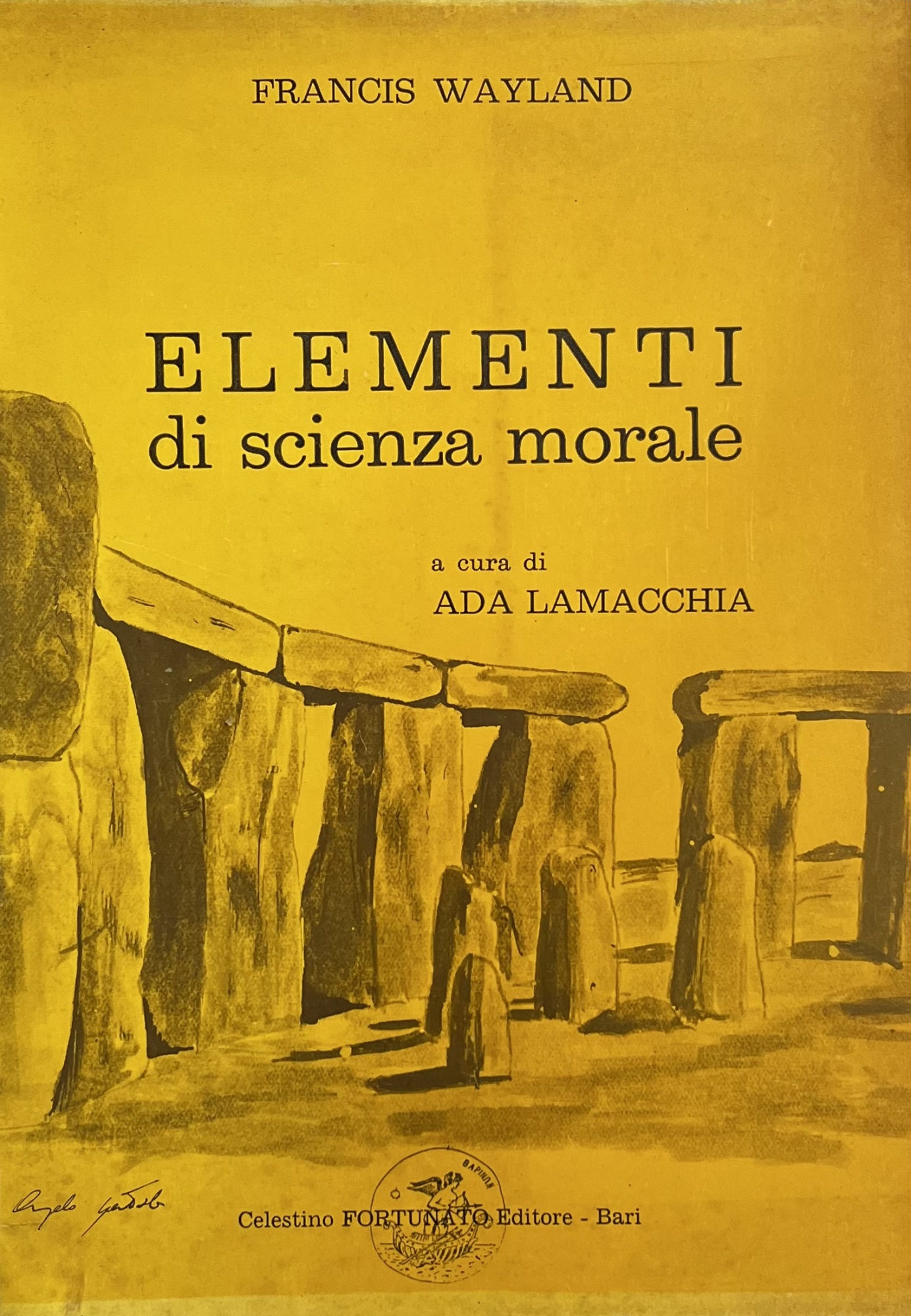 ELEMENTI DI SCIENZA MORALE