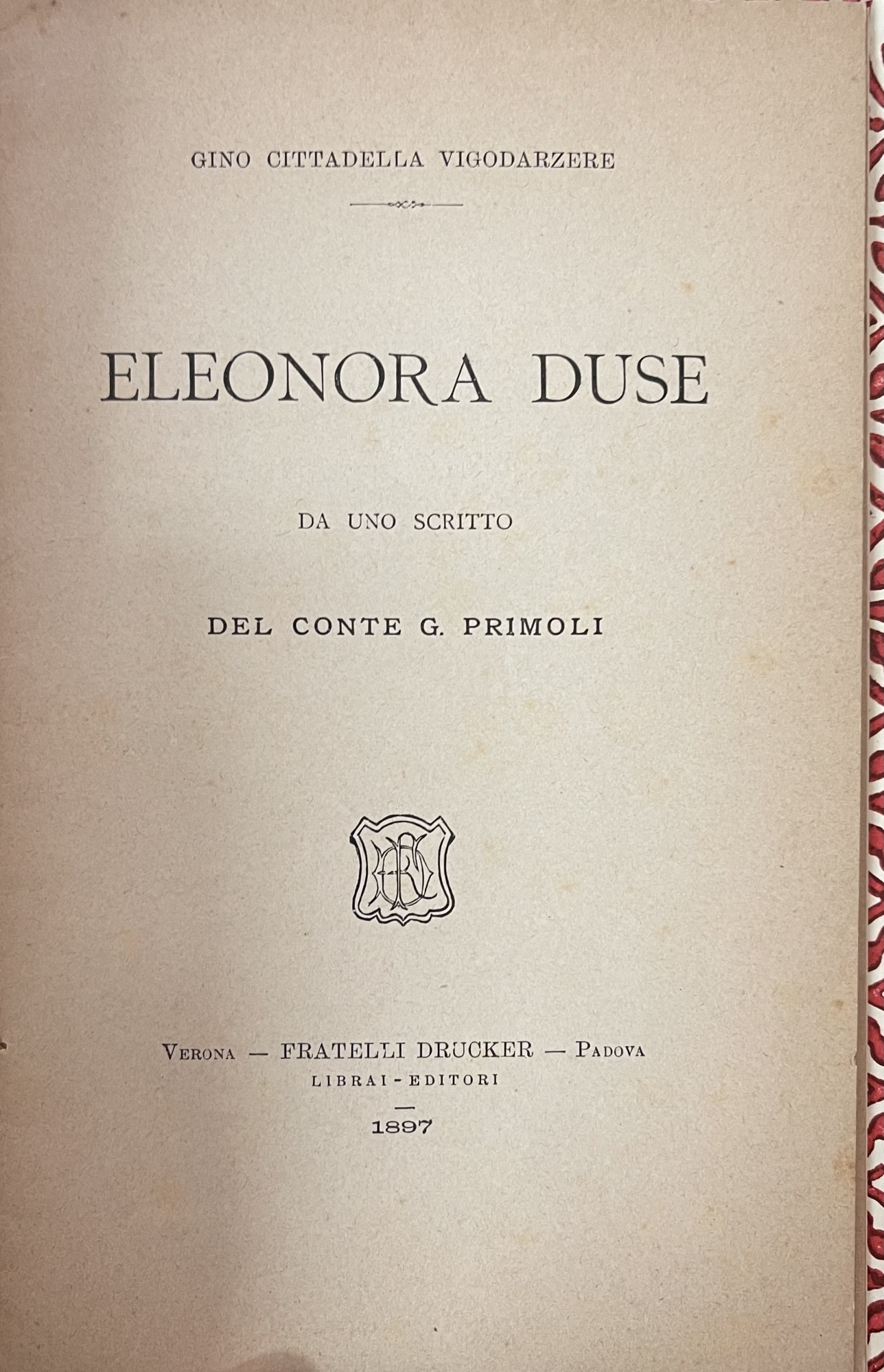 ELEONORA DUSE