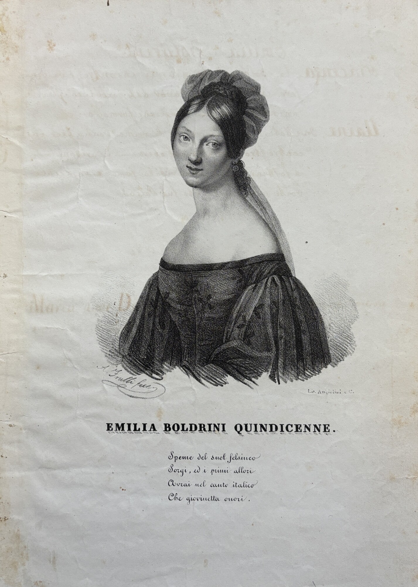 EMILIA BOLDRINI QUINDICENNE