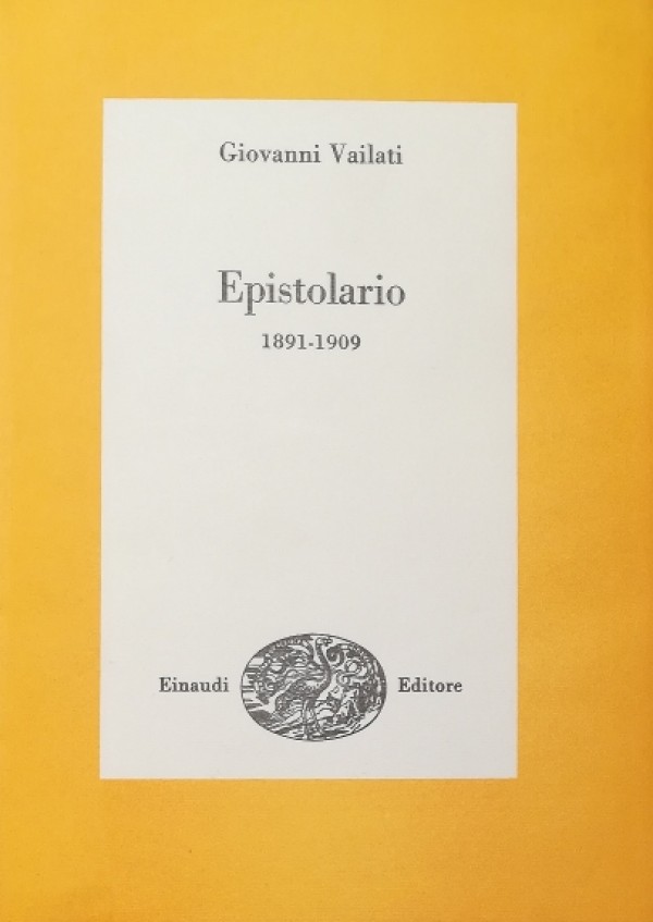 EPISTOLARIO 1891-1909