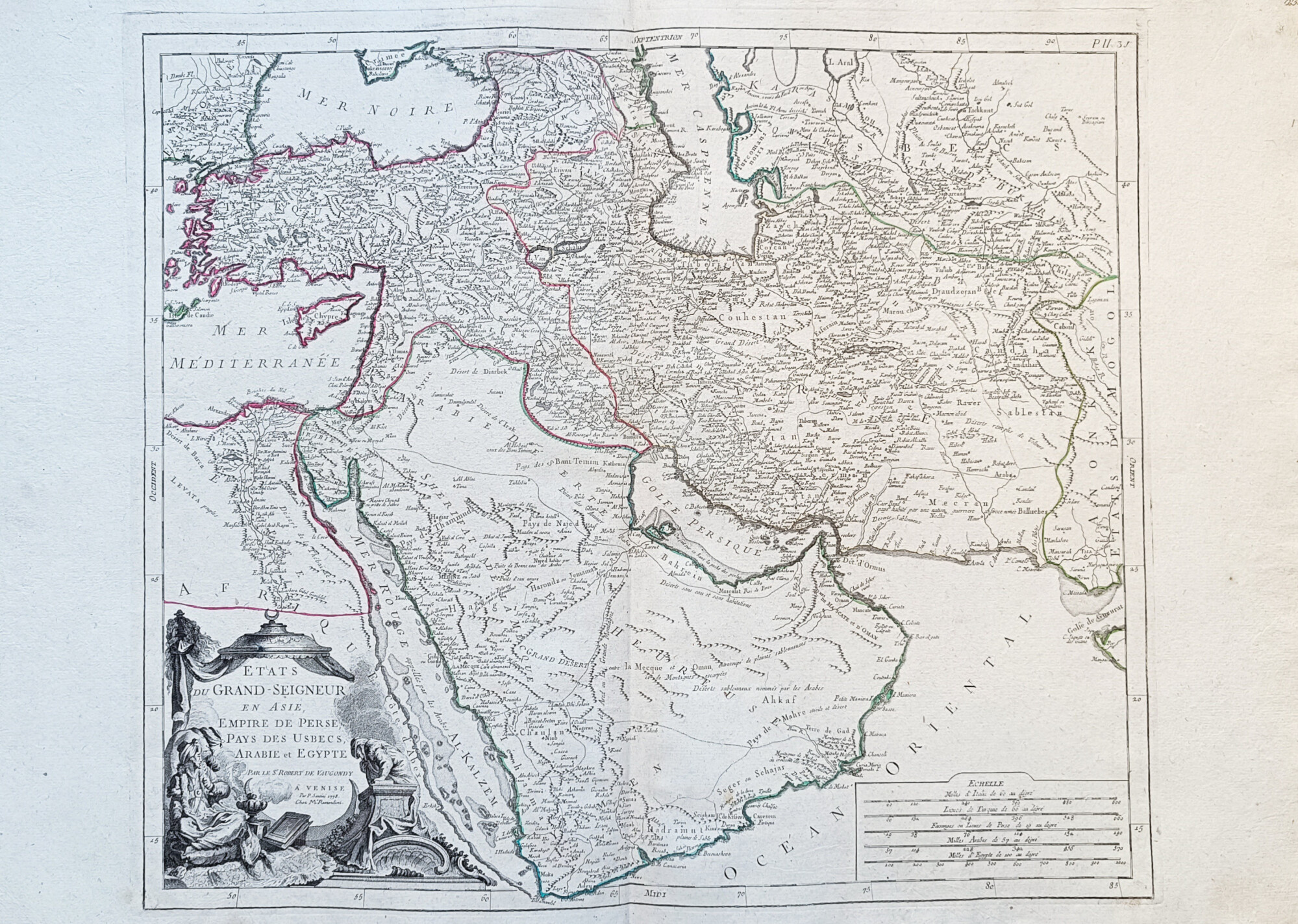 ETATS DU GRAND-SEIGNEUR EN ASIE, EMPIRE DE PERSE, PAYS DES …