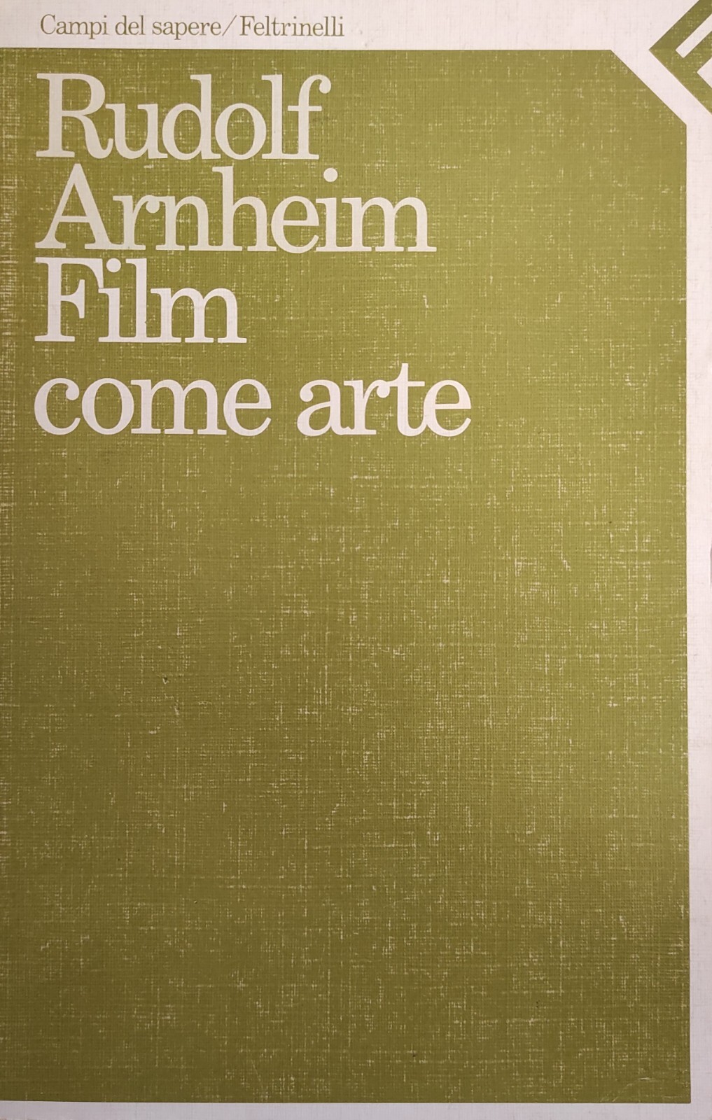 FILM COME ARTE