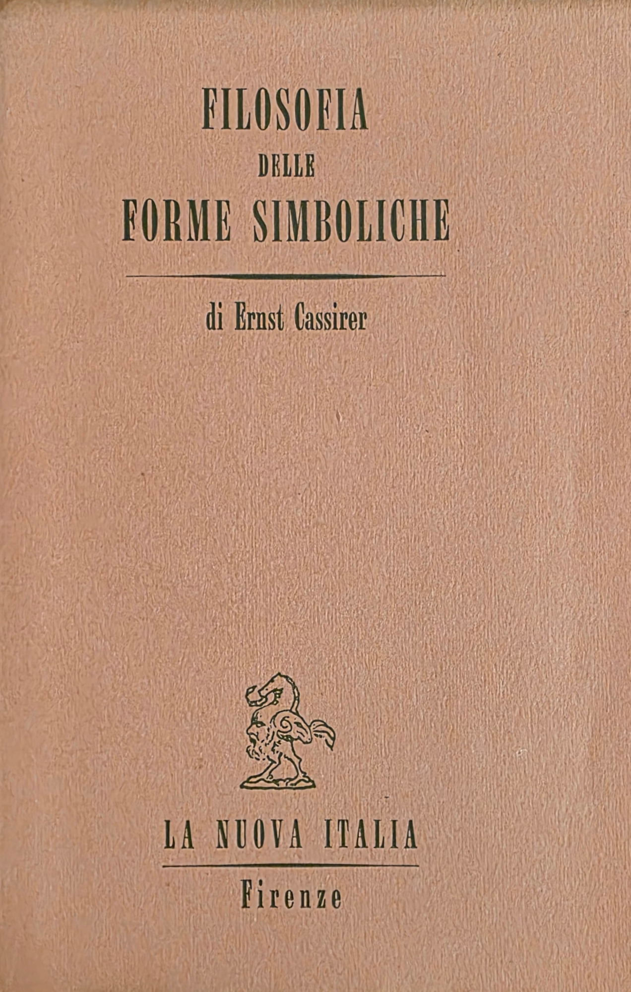 FILOSOFIA DELLE FORME SIMBOLICHE