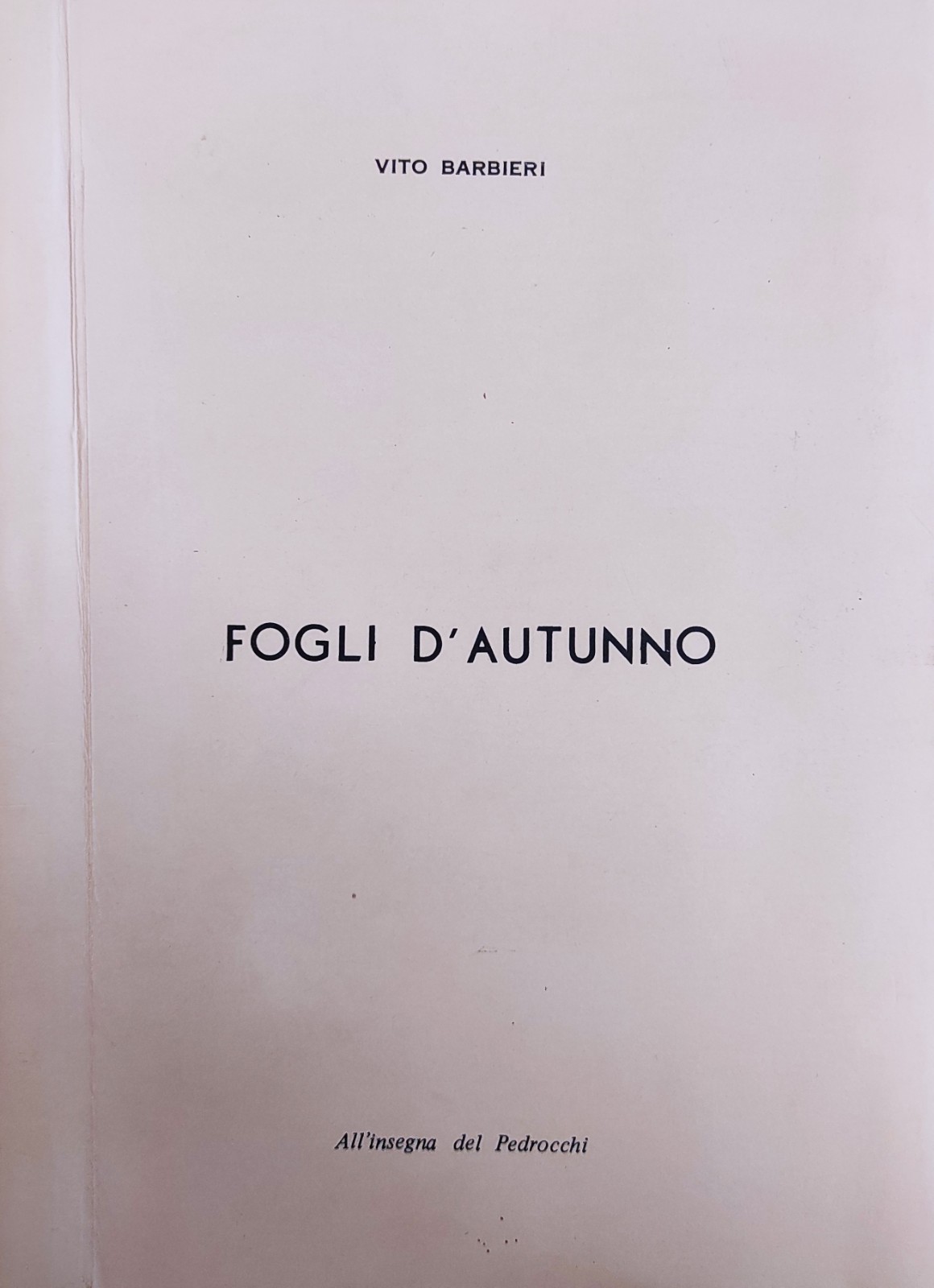 FOGLI D'AUTUNNO