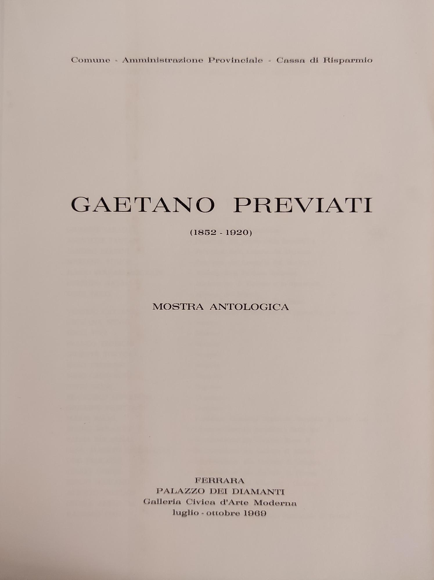 GAETANO PREVIATI (1852 - 1920)