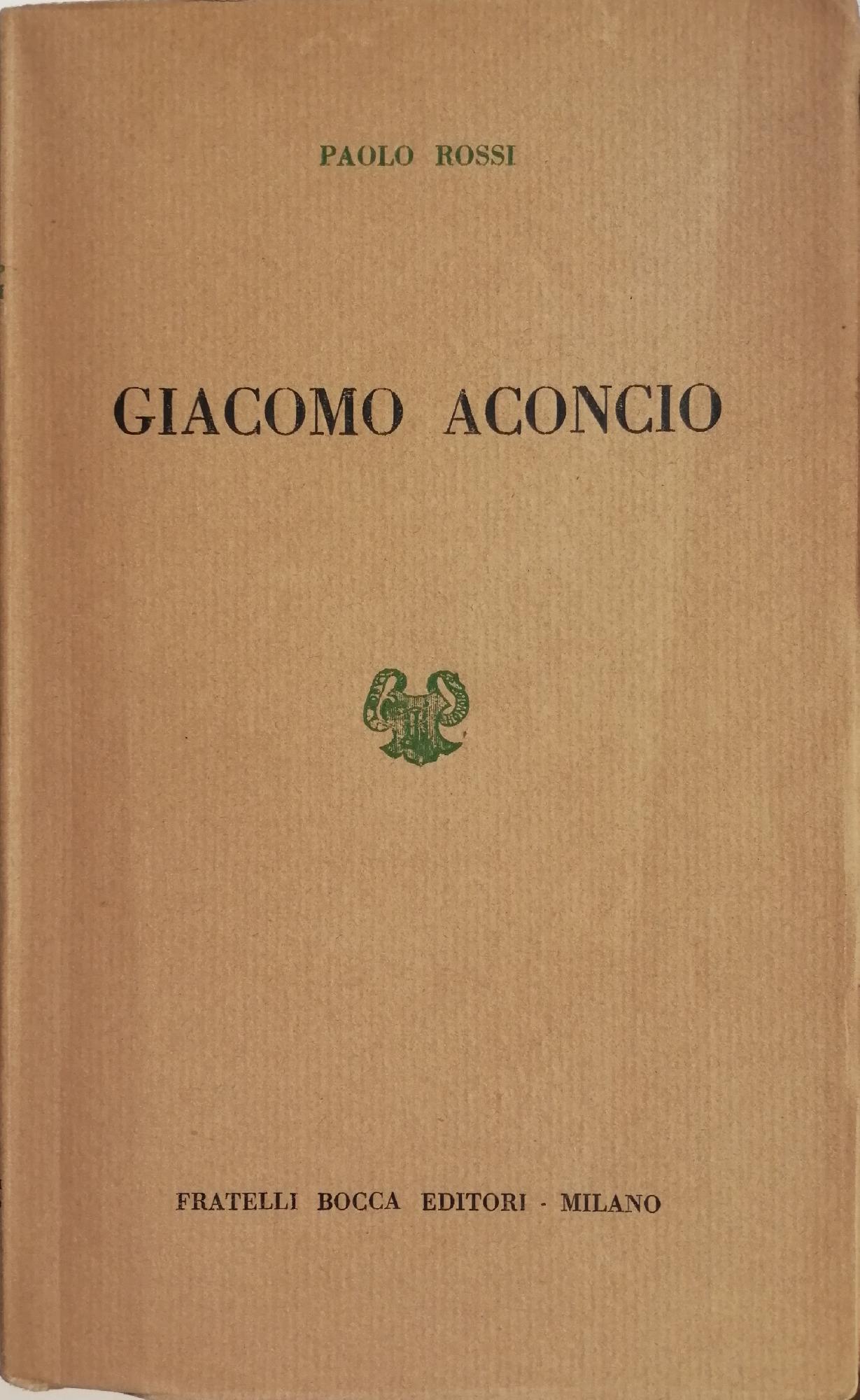 GIACOMO ACONCIO