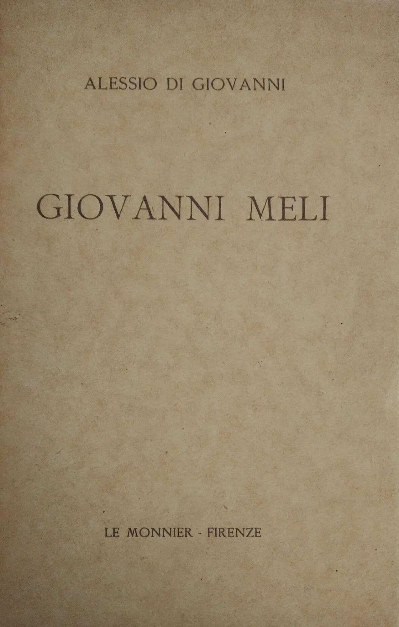 GIOVANNI MELI
