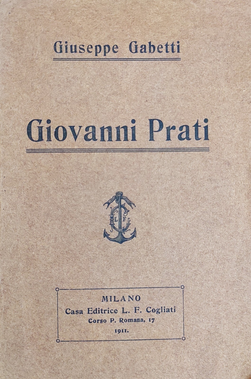 GIOVANNI PRATI