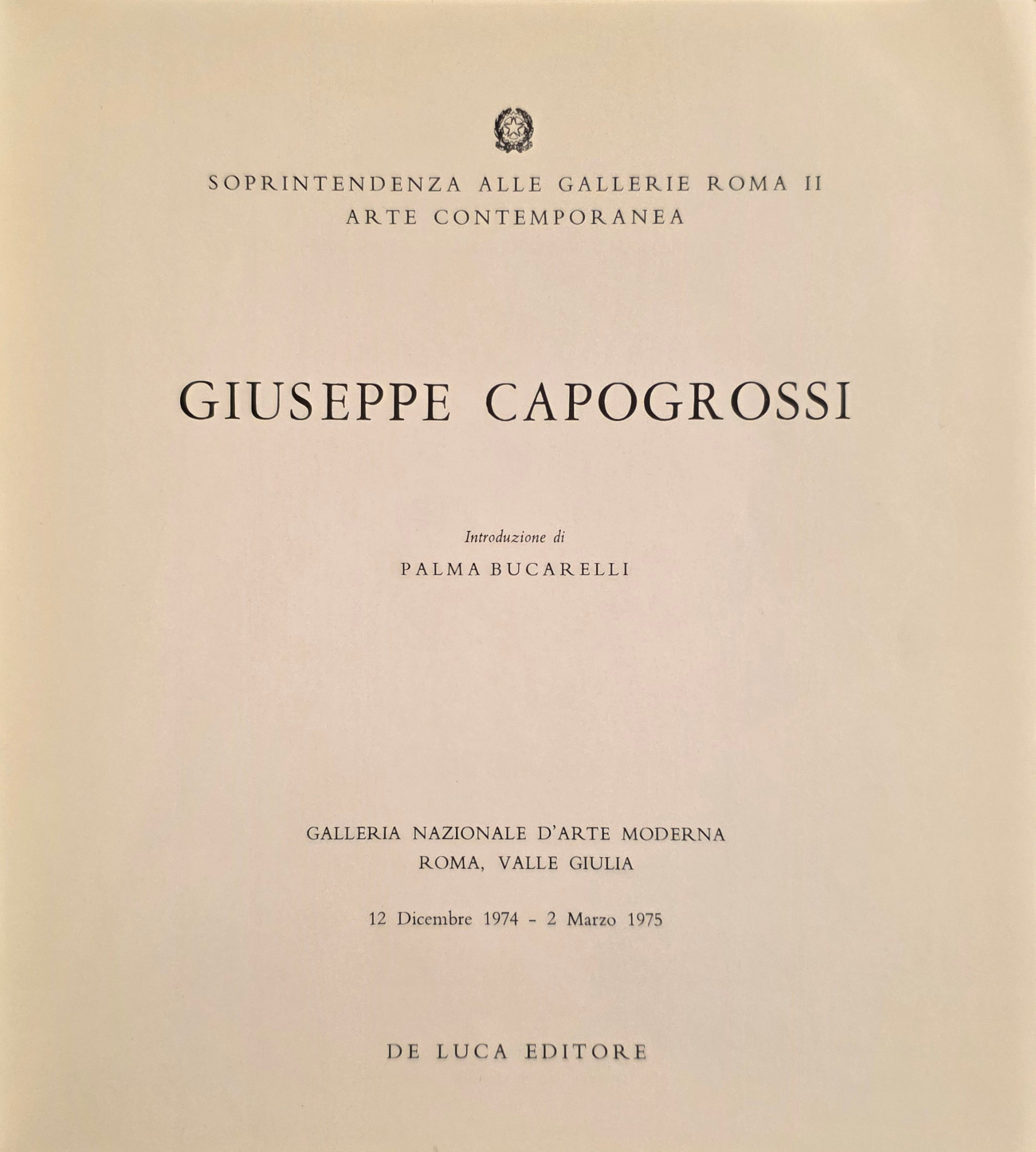 GIUSEPPE CAPOGROSSI