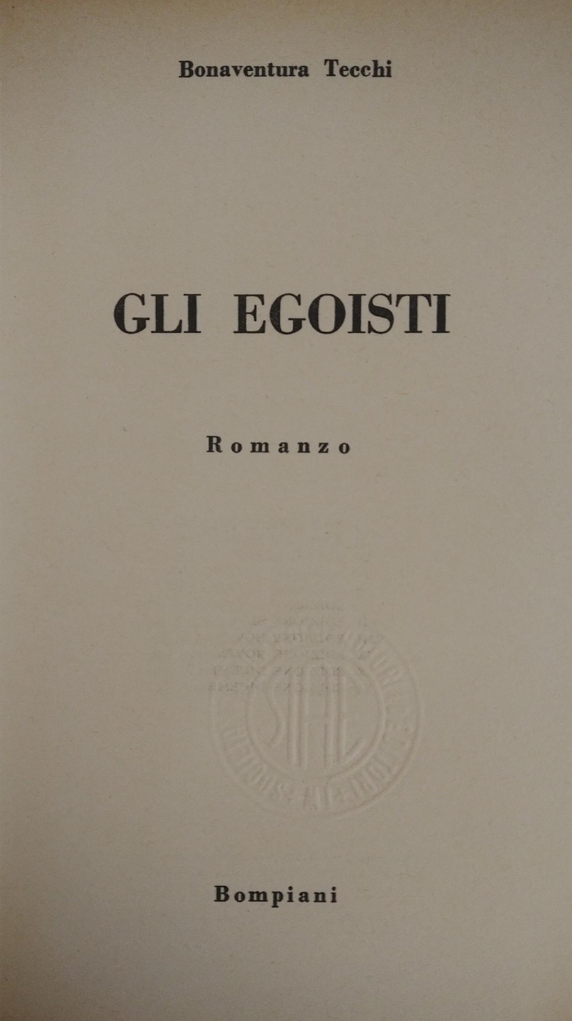 GLI EGOISTI