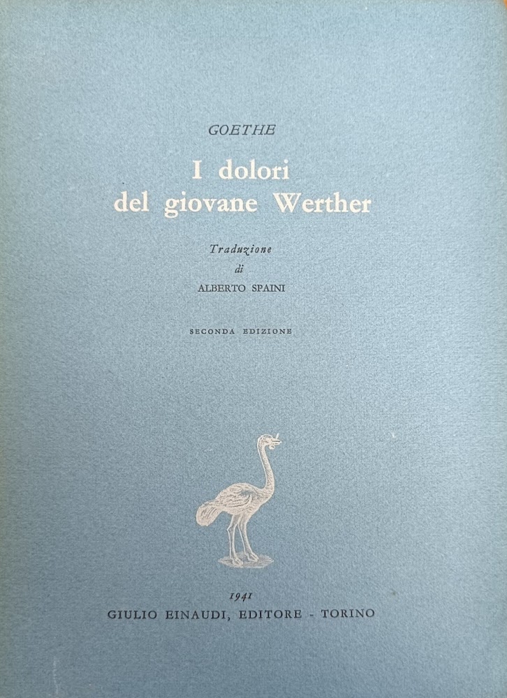 I DOLORI DEL GIOVANE WERTHER