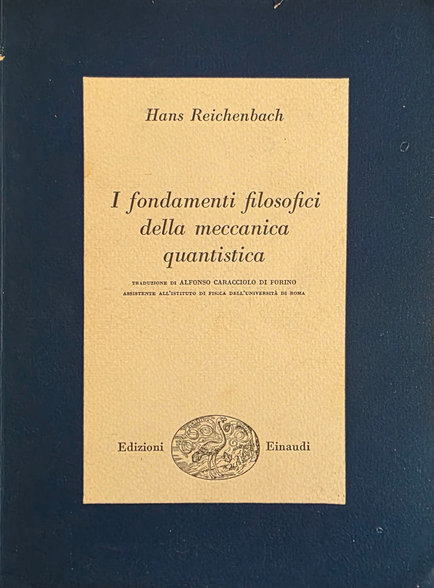 I FONDAMENTI FILOSOFICI DELLA MECCANICA QUANTISTICA