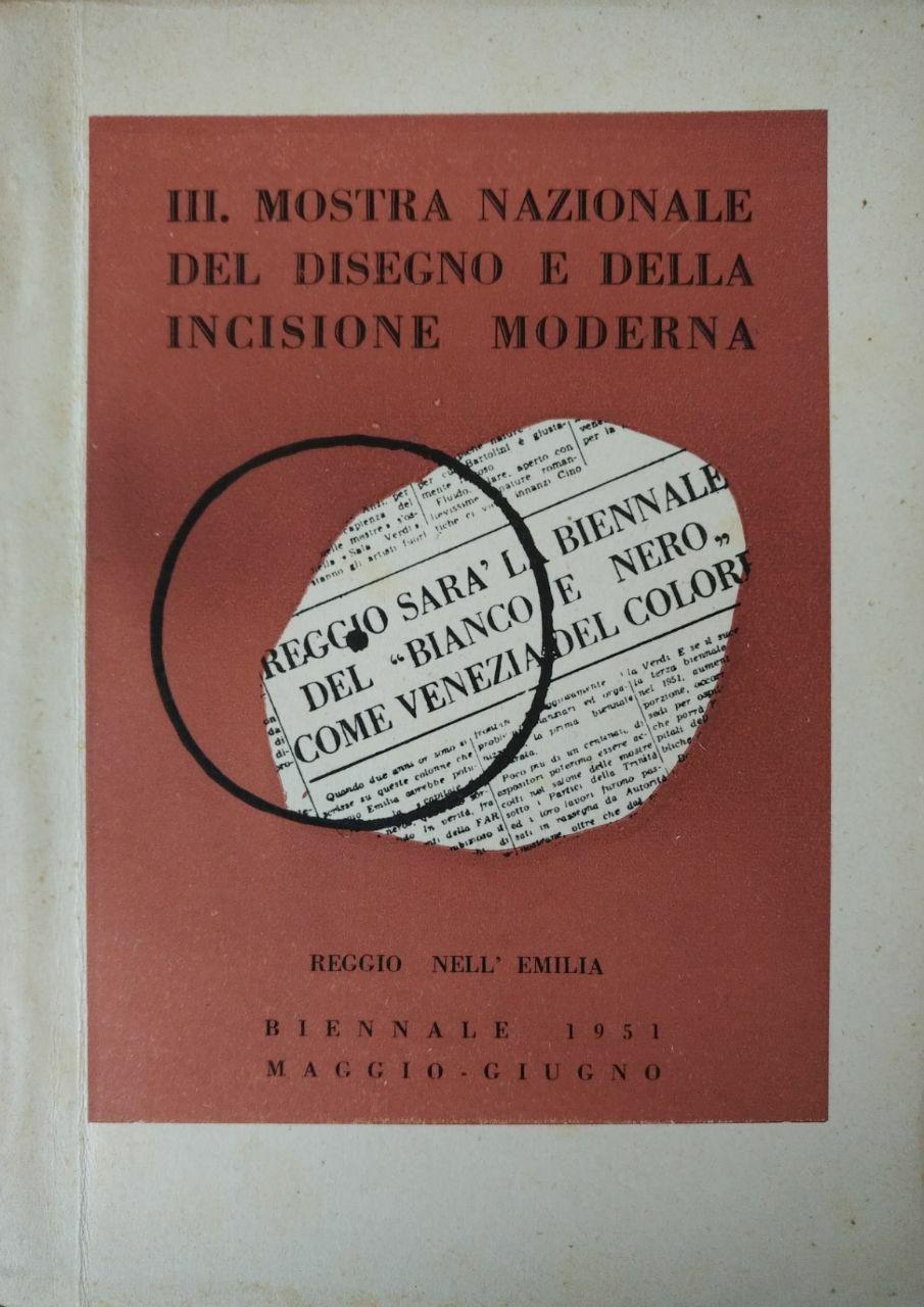 III. MOSTRA NAZIONALE DEL DISEGNO E DELLA INCISIONE MODERNA