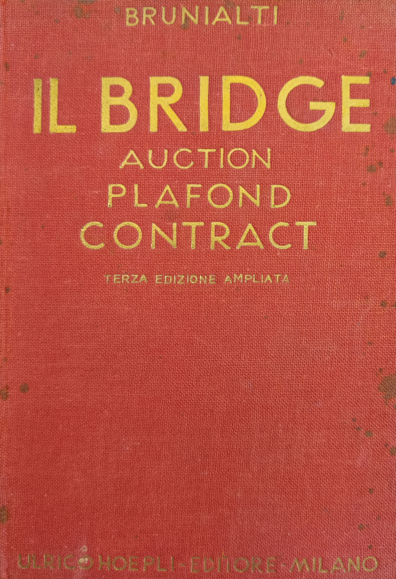 IL BRIDGE. AUCTION, PLAFOND, CONTRACT