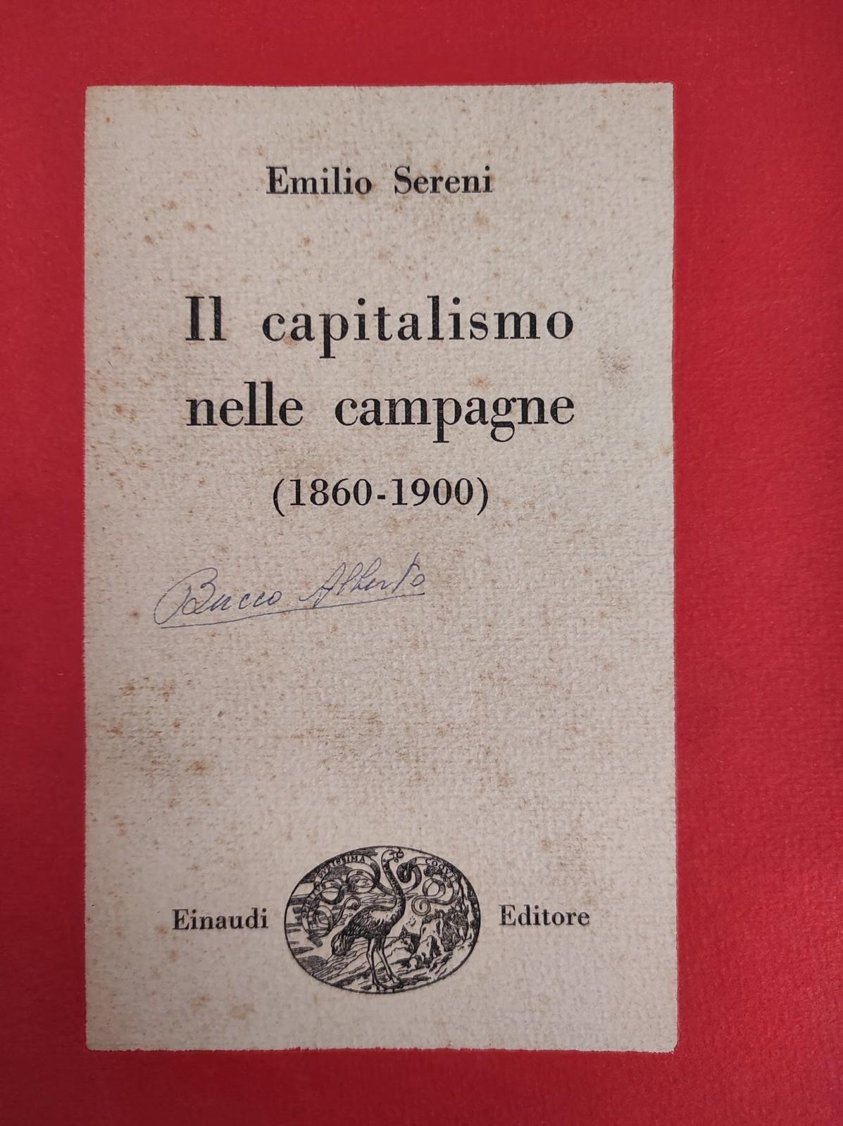 IL CAPITALISMO NELLE CAMPAGNE (1860 - 1900)