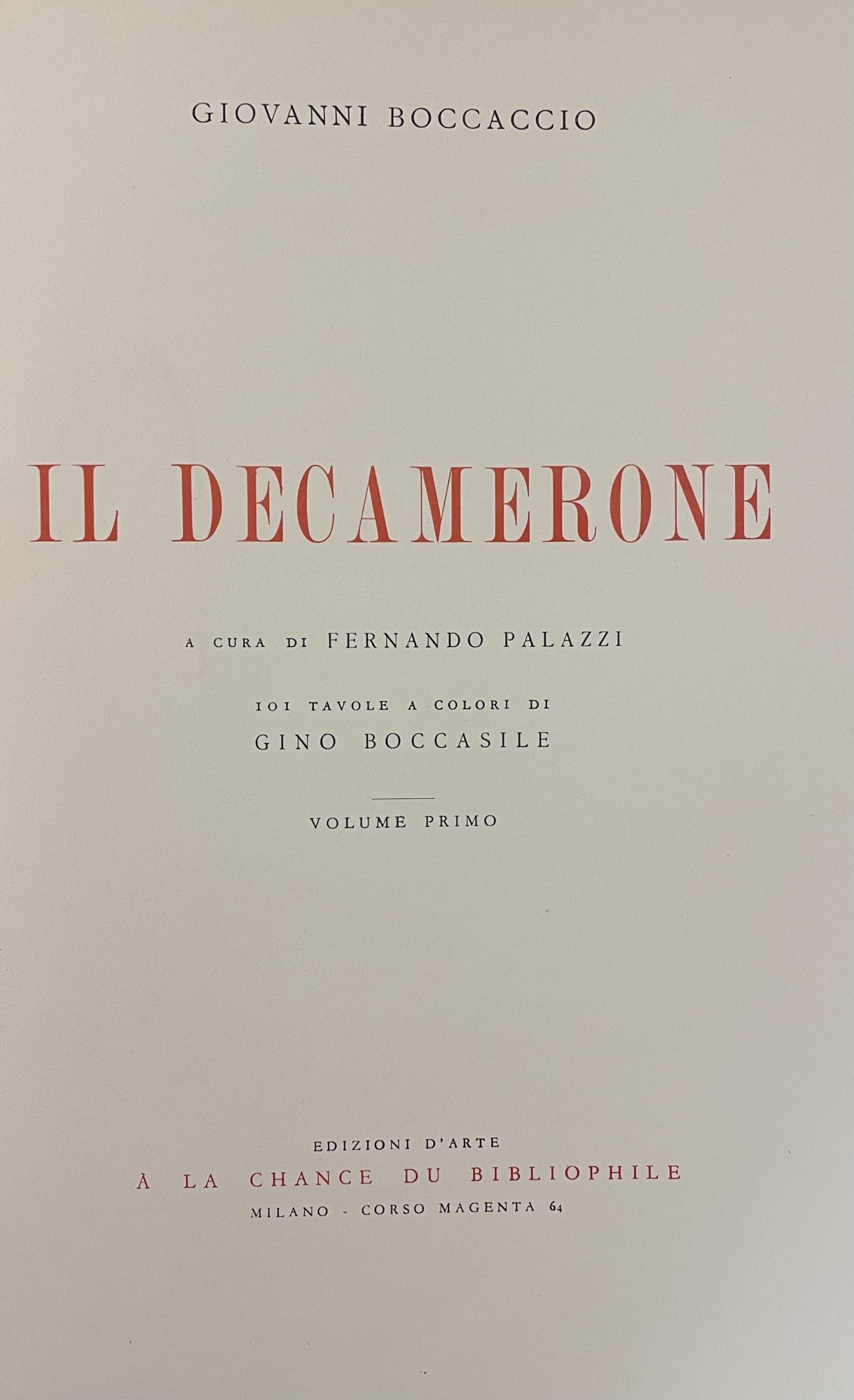 IL DECAMERONE
