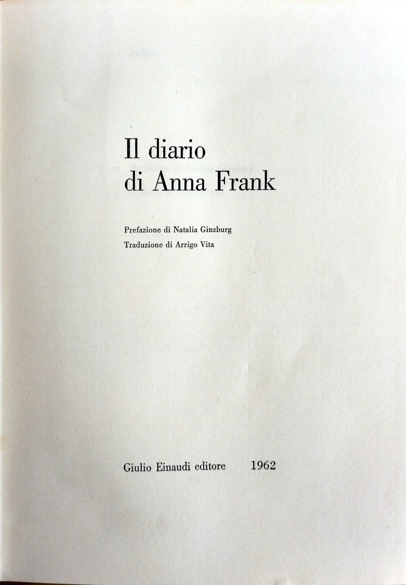 IL DIARIO DI ANNA FRANK